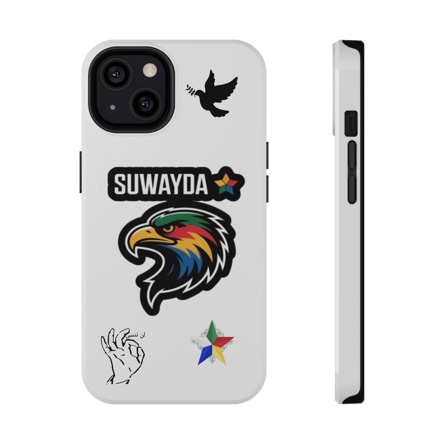 Impact-Resistant Phone Case — Suwayda Eagle Sticker Design