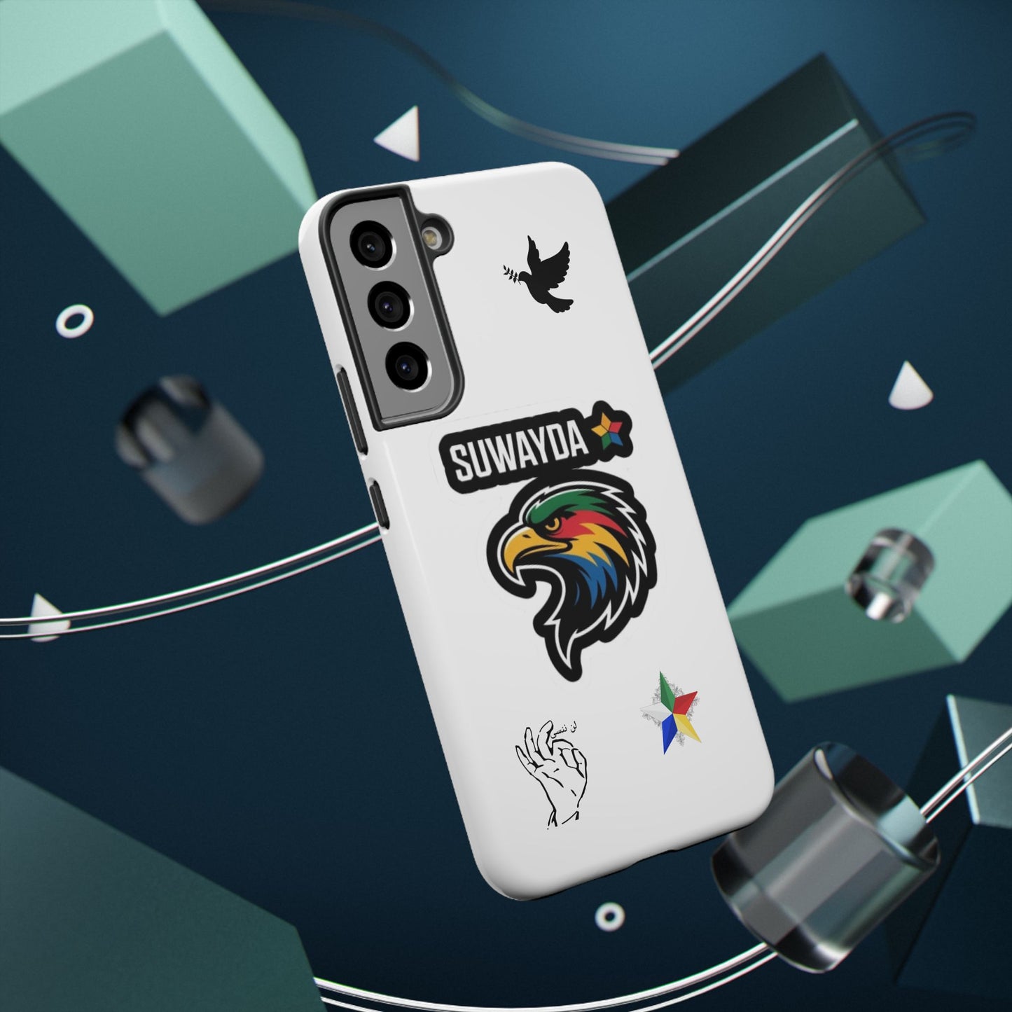 Impact-Resistant Phone Case — Suwayda Eagle Sticker Design