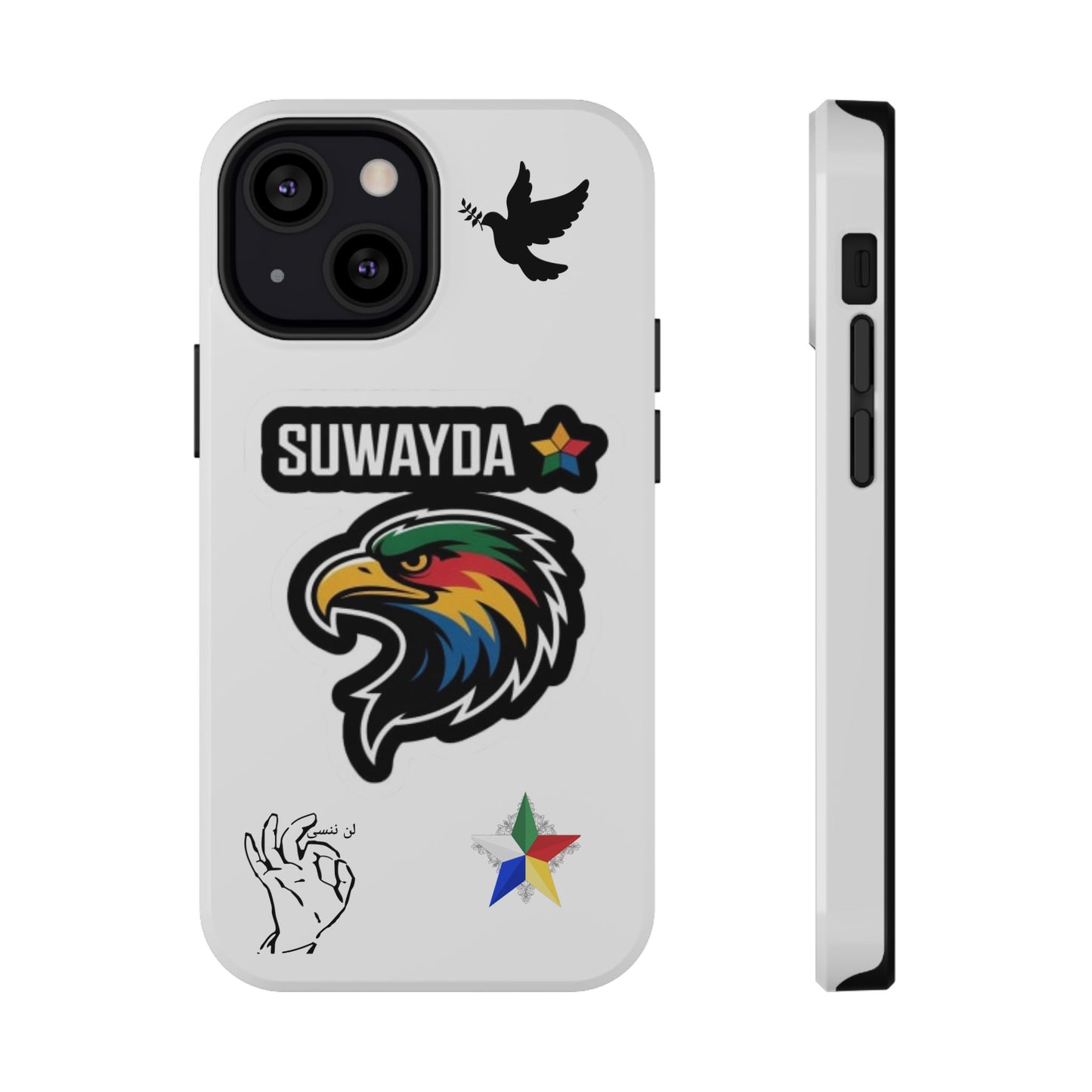 Impact-Resistant Phone Case — Suwayda Eagle Sticker Design