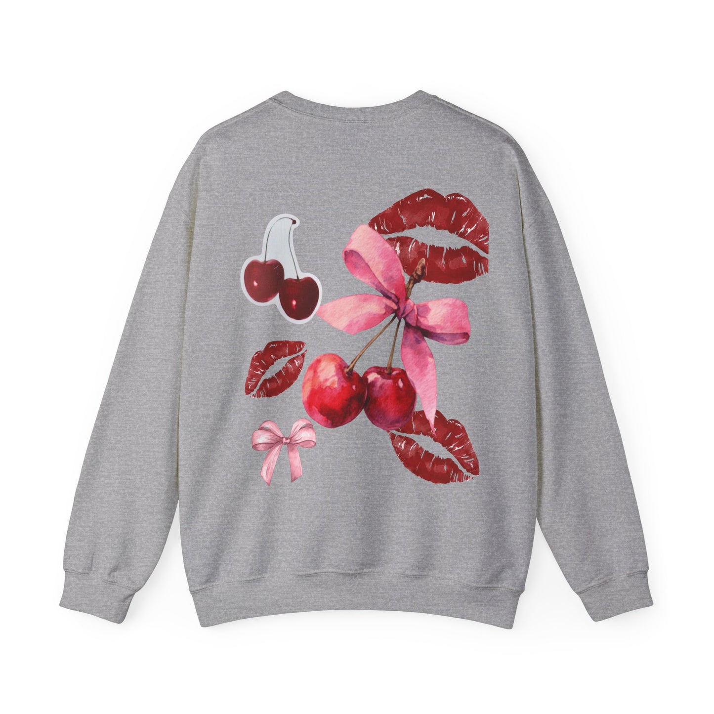 Girly Crewneck Sweatshirt — Feminine Graphic Pullover