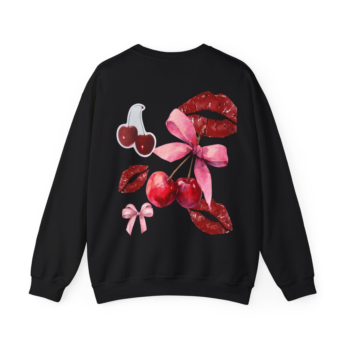 Girly Crewneck Sweatshirt — Feminine Graphic Pullover