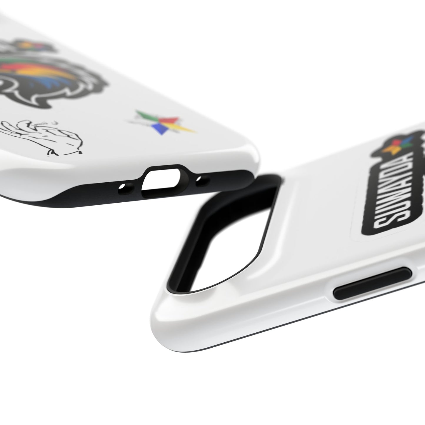 Impact-Resistant Phone Case — Suwayda Eagle Sticker Design