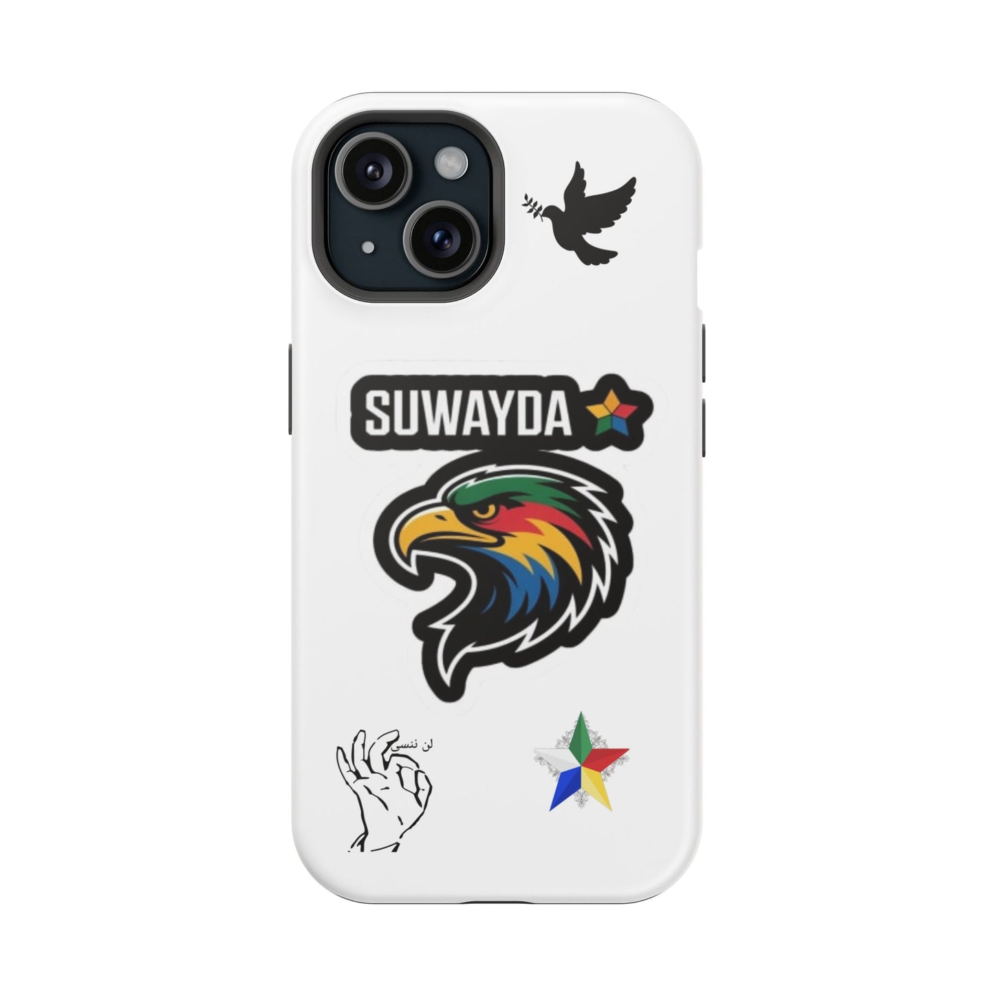 Impact-Resistant Phone Case — Suwayda Eagle Sticker Design