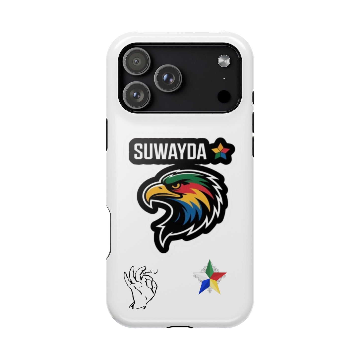 Impact-Resistant Phone Case — Suwayda Eagle Sticker Design