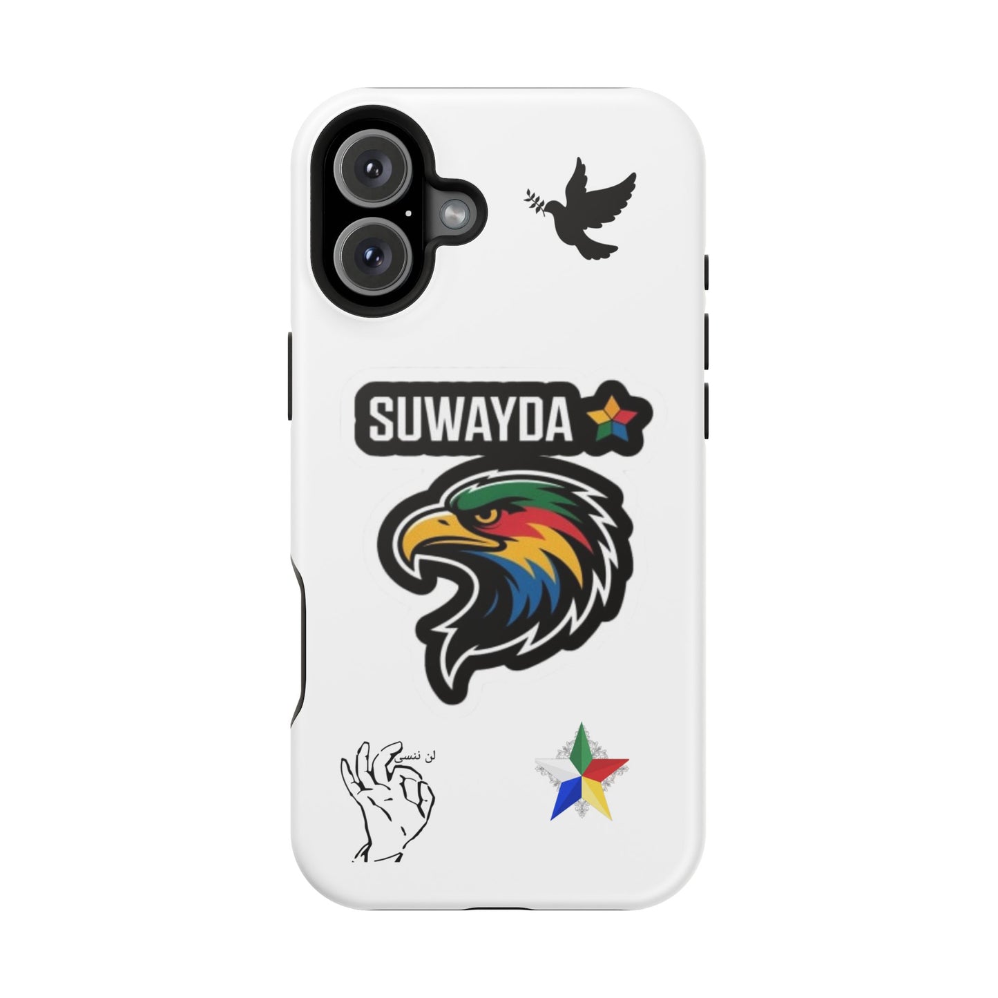 Impact-Resistant Phone Case — Suwayda Eagle Sticker Design