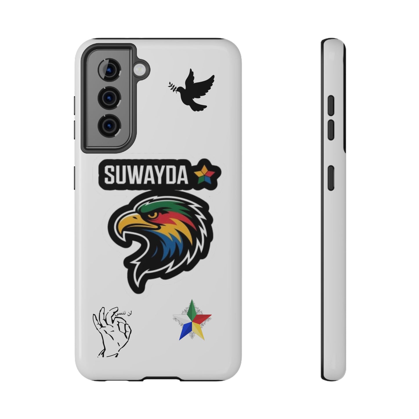 Impact-Resistant Phone Case — Suwayda Eagle Sticker Design