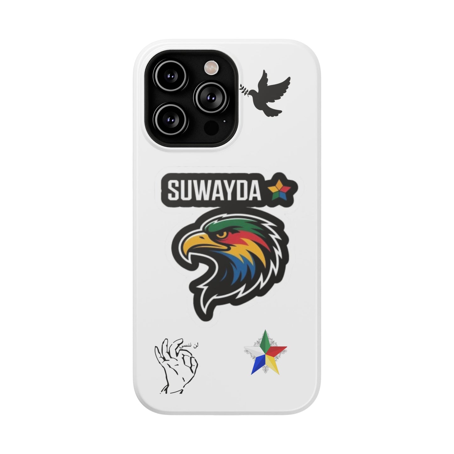Impact-Resistant Phone Case — Suwayda Eagle Sticker Design