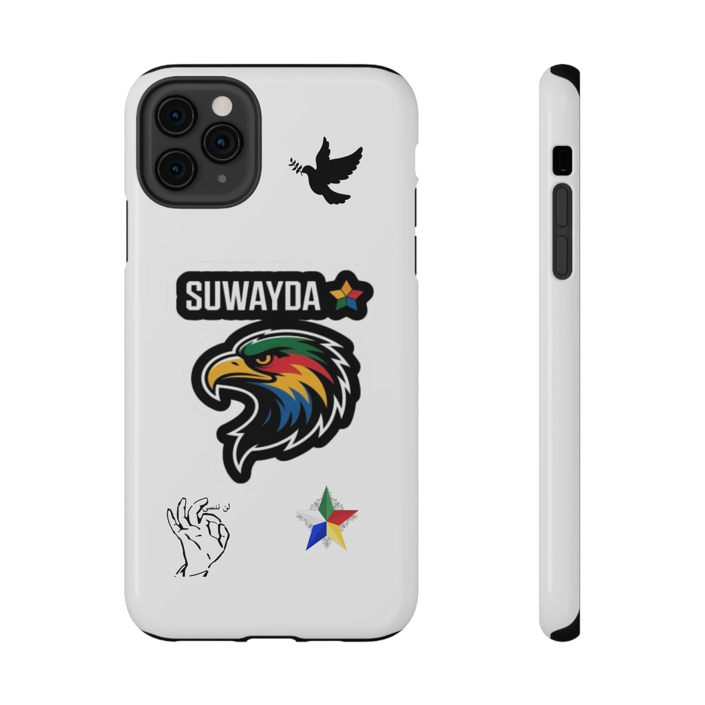 Impact-Resistant Phone Case — Suwayda Eagle Sticker Design