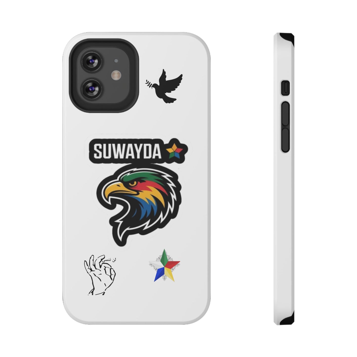 Impact-Resistant Phone Case — Suwayda Eagle Sticker Design