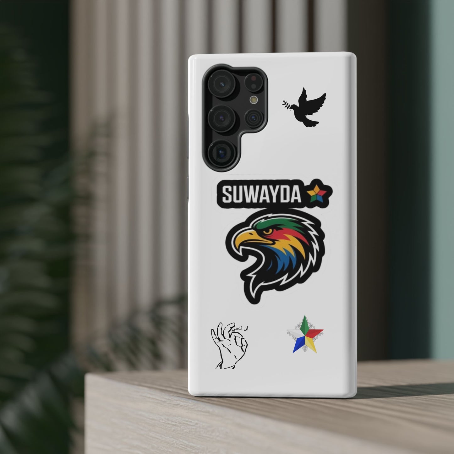 Impact-Resistant Phone Case — Suwayda Eagle Sticker Design