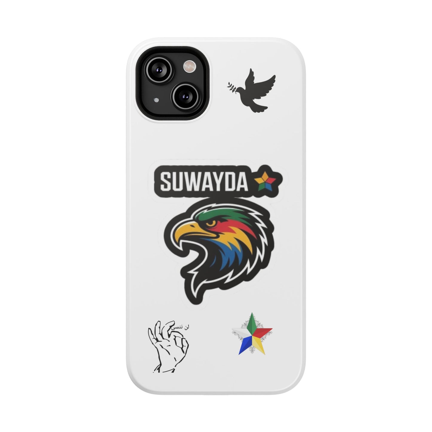 Impact-Resistant Phone Case — Suwayda Eagle Sticker Design