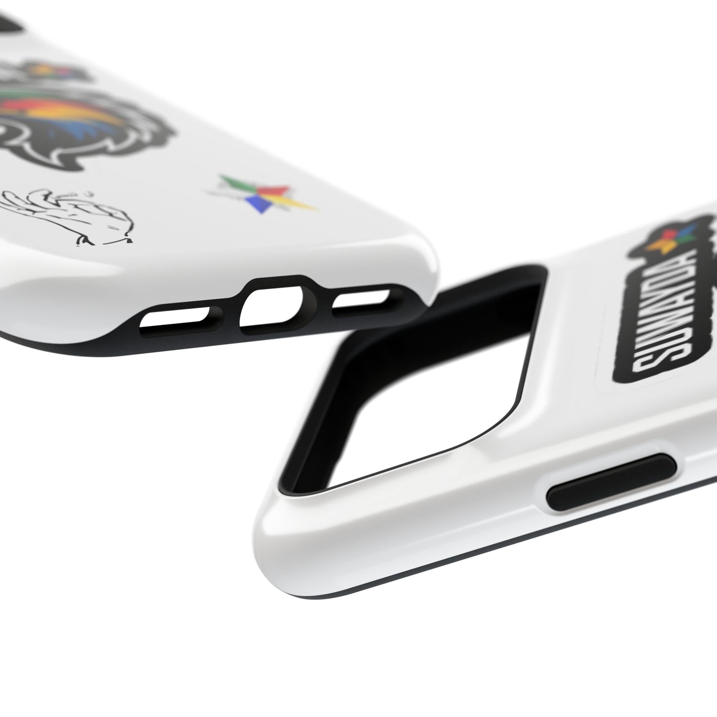 Impact-Resistant Phone Case — Suwayda Eagle Sticker Design