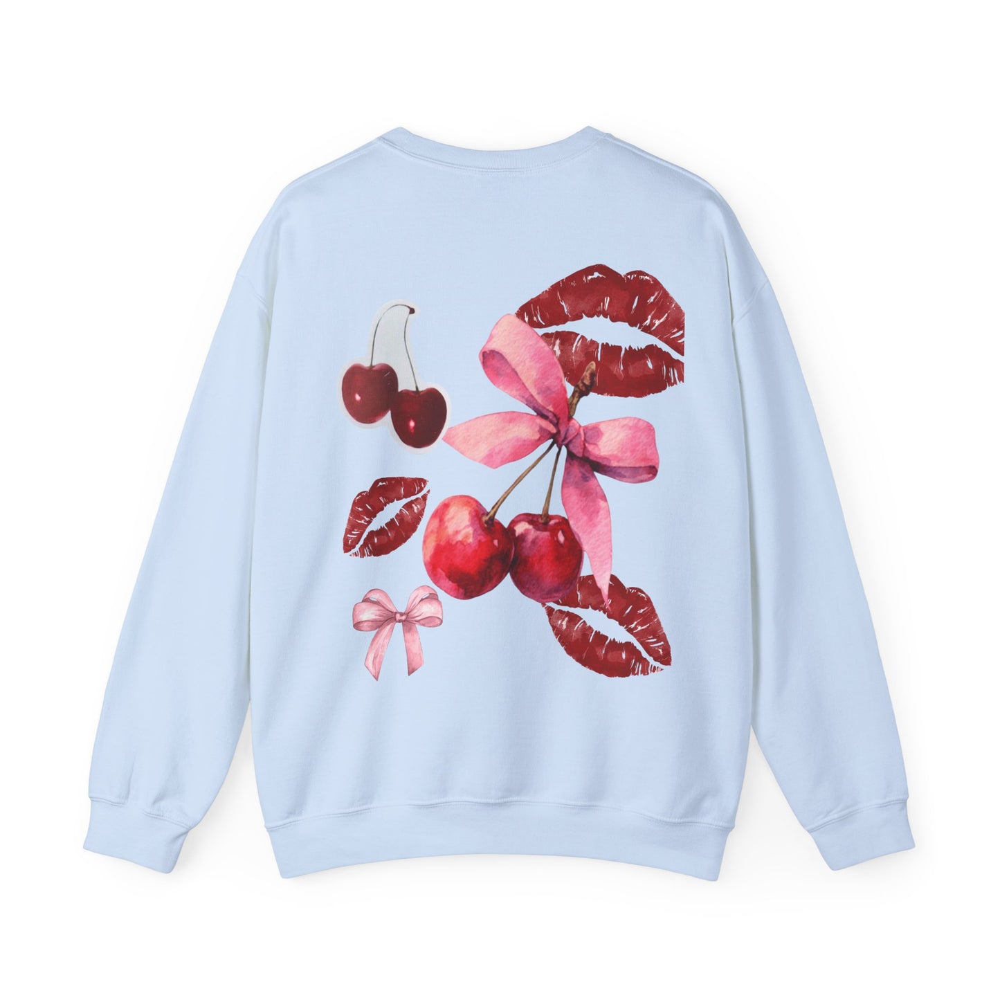 Girly Crewneck Sweatshirt — Feminine Graphic Pullover