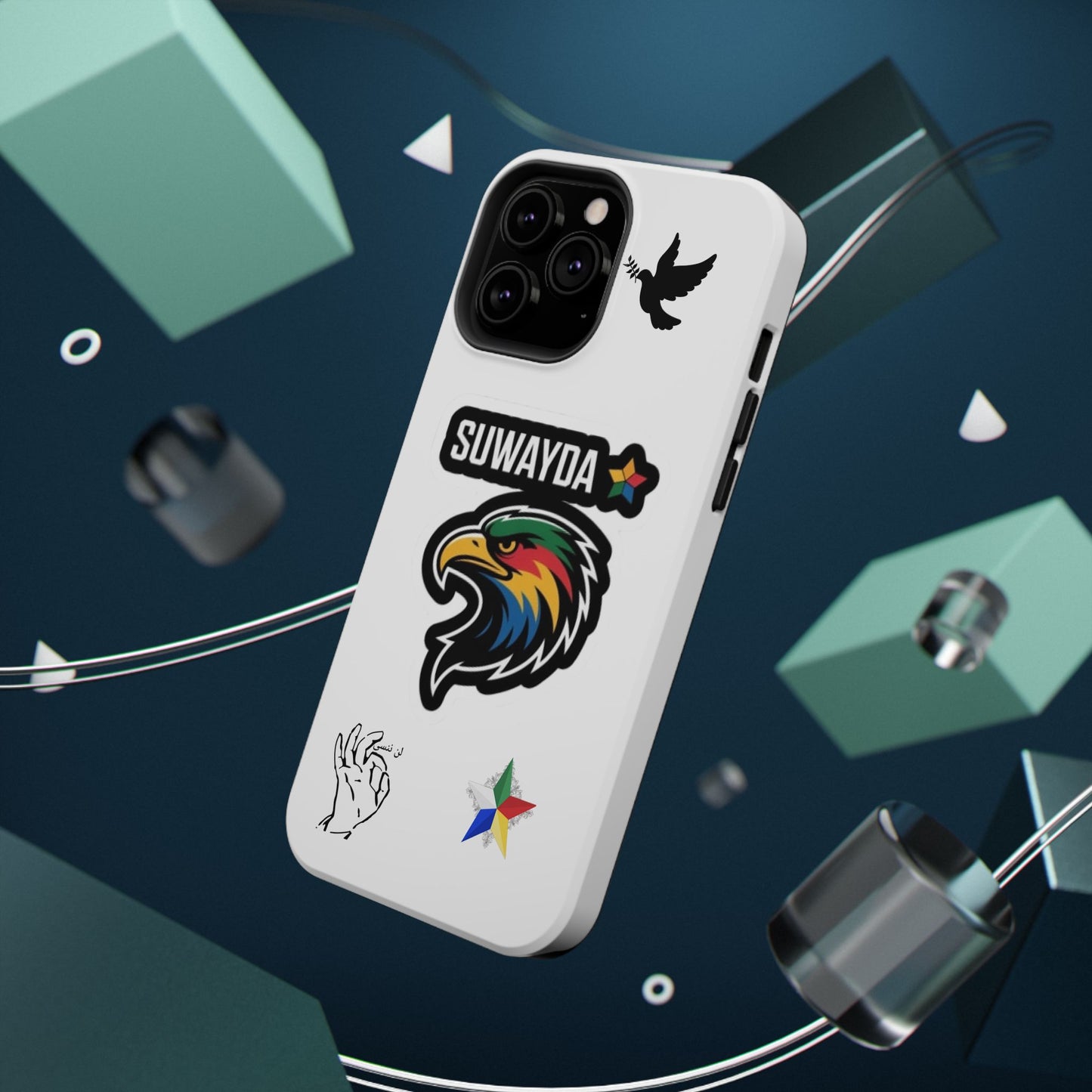 Impact-Resistant Phone Case — Suwayda Eagle Sticker Design