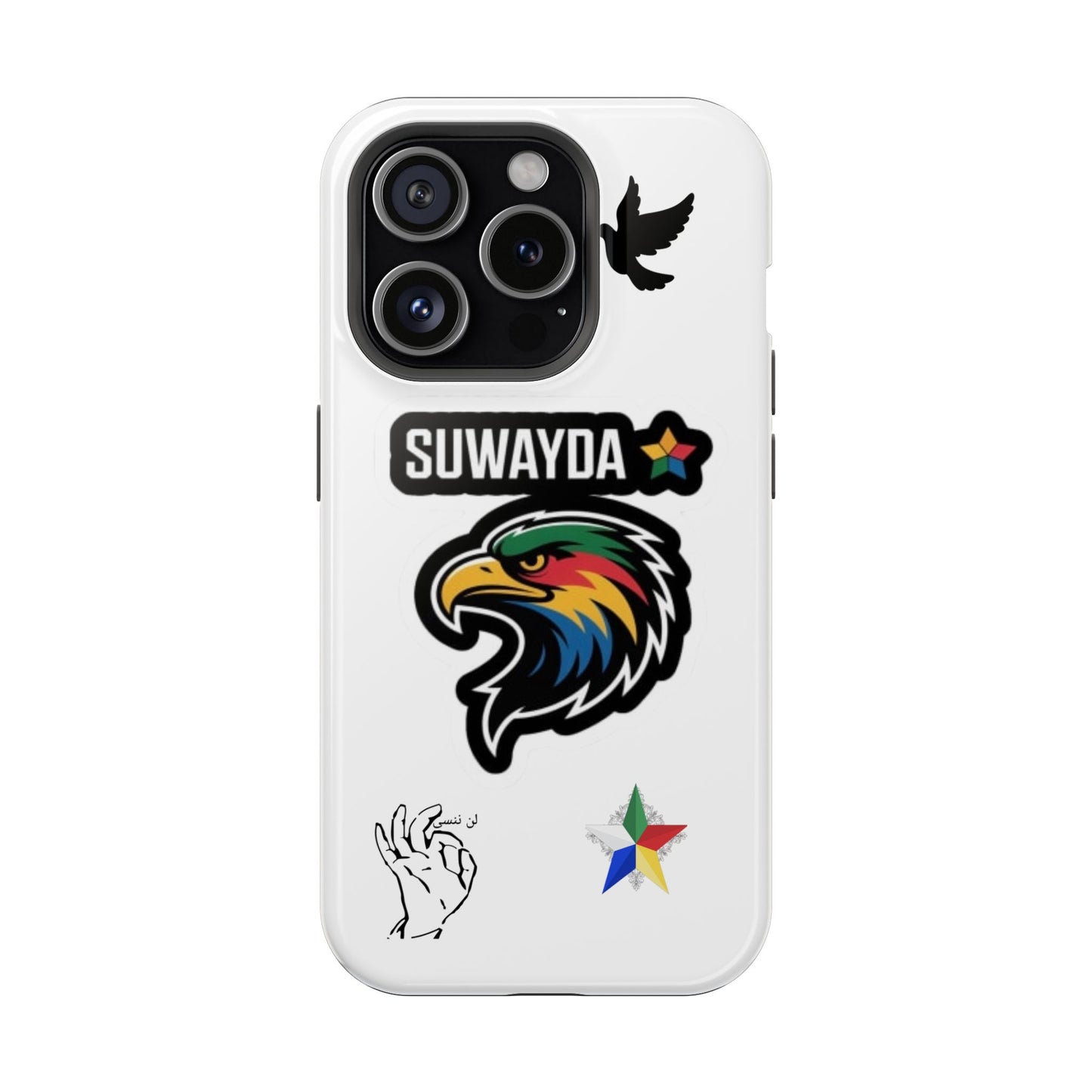 Impact-Resistant Phone Case — Suwayda Eagle Sticker Design
