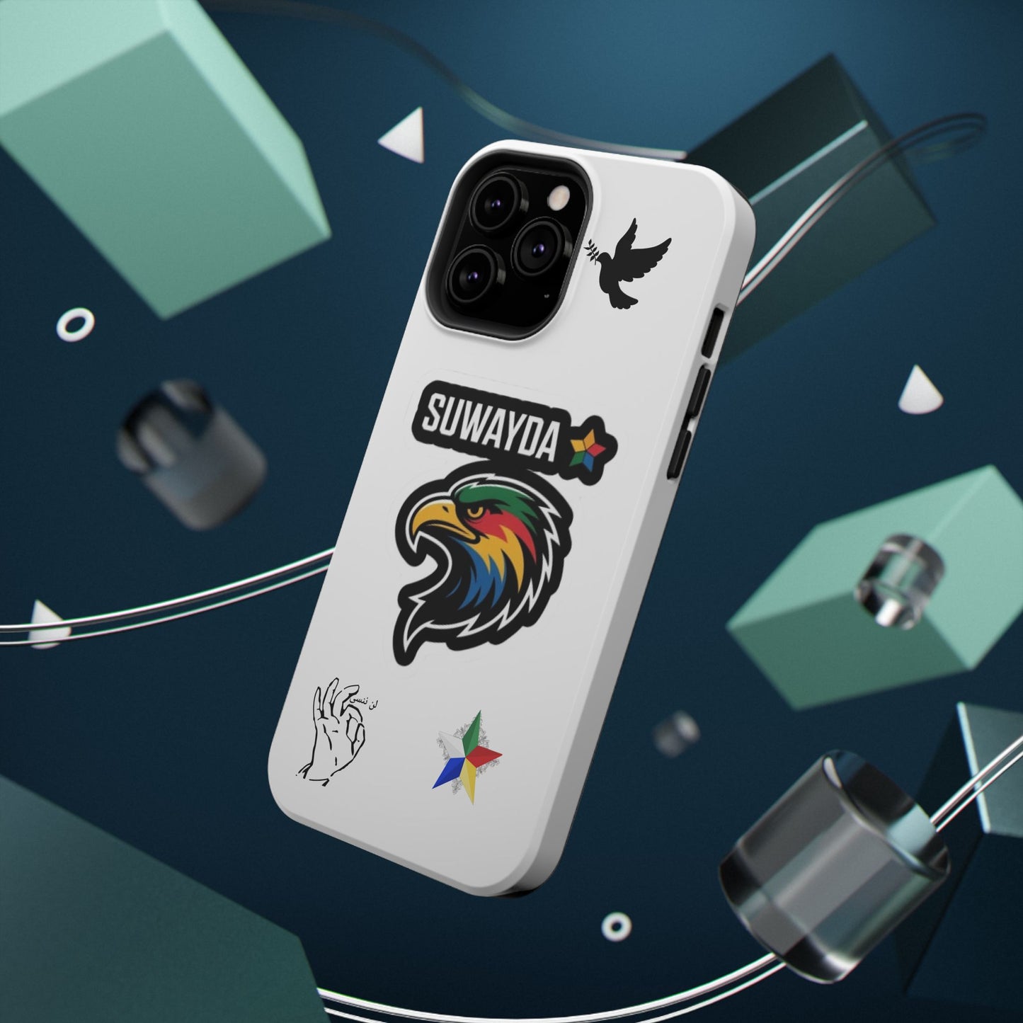 Impact-Resistant Phone Case — Suwayda Eagle Sticker Design