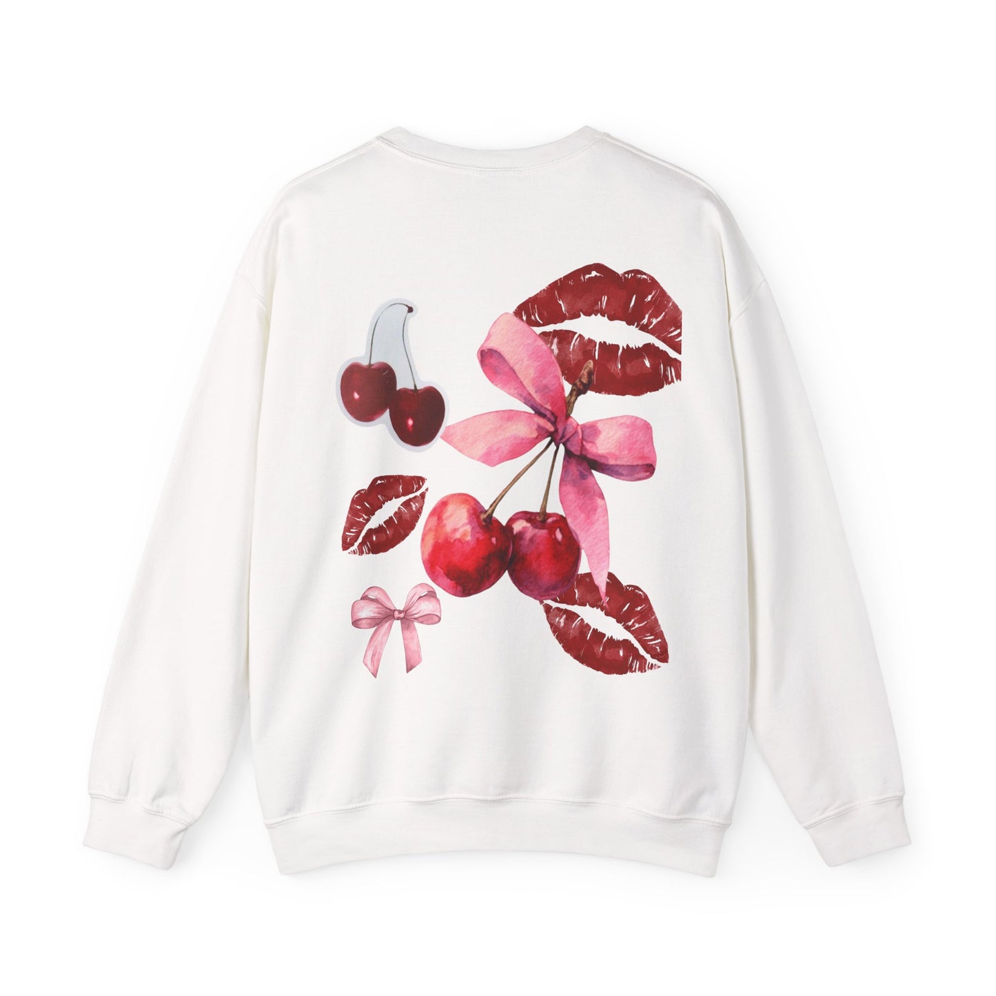 Girly Crewneck Sweatshirt — Feminine Graphic Pullover