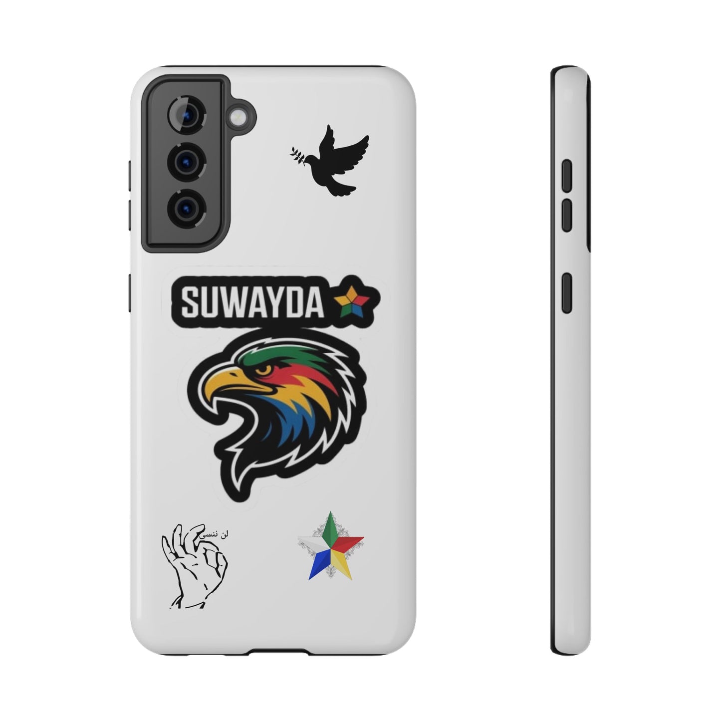 Impact-Resistant Phone Case — Suwayda Eagle Sticker Design