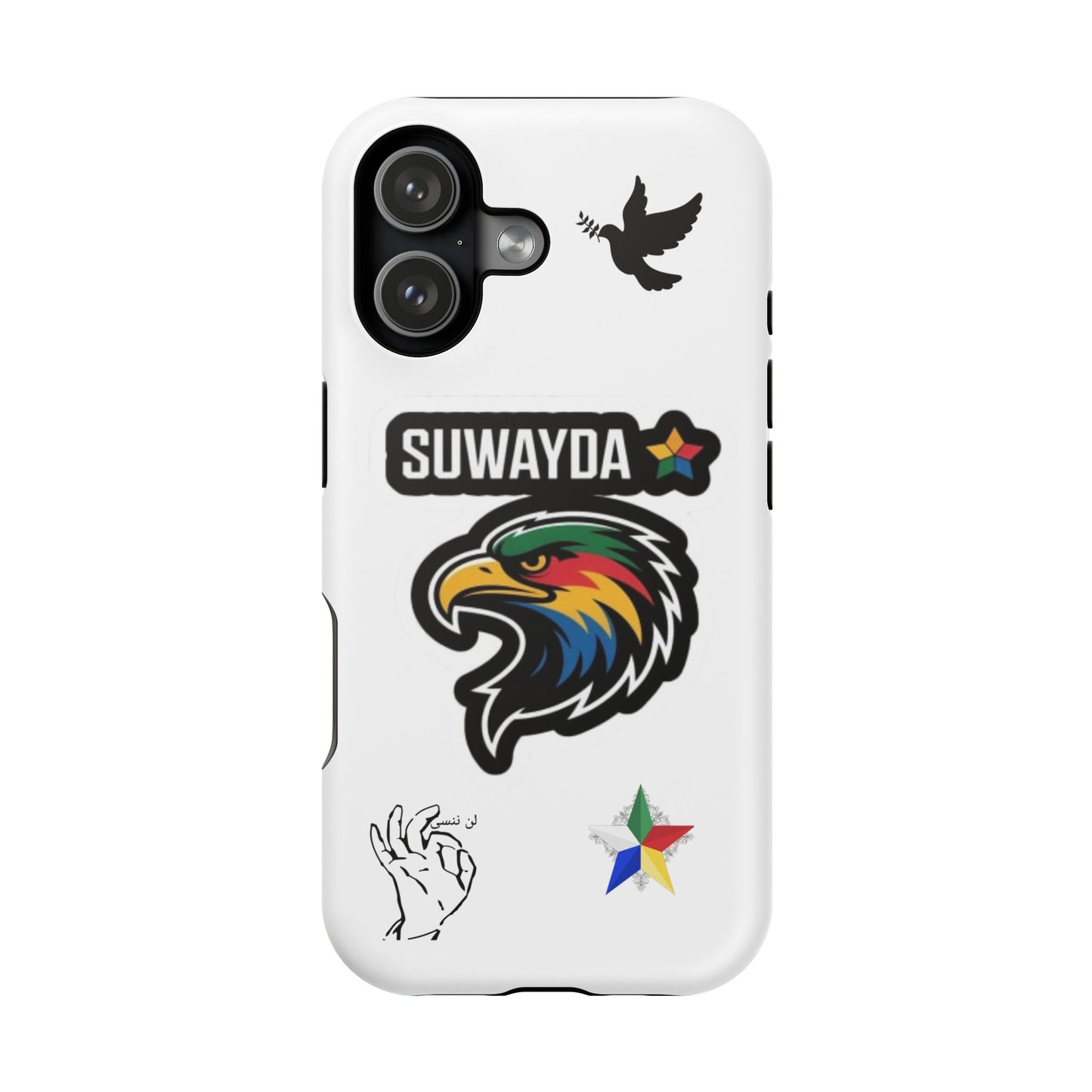 Impact-Resistant Phone Case — Suwayda Eagle Sticker Design