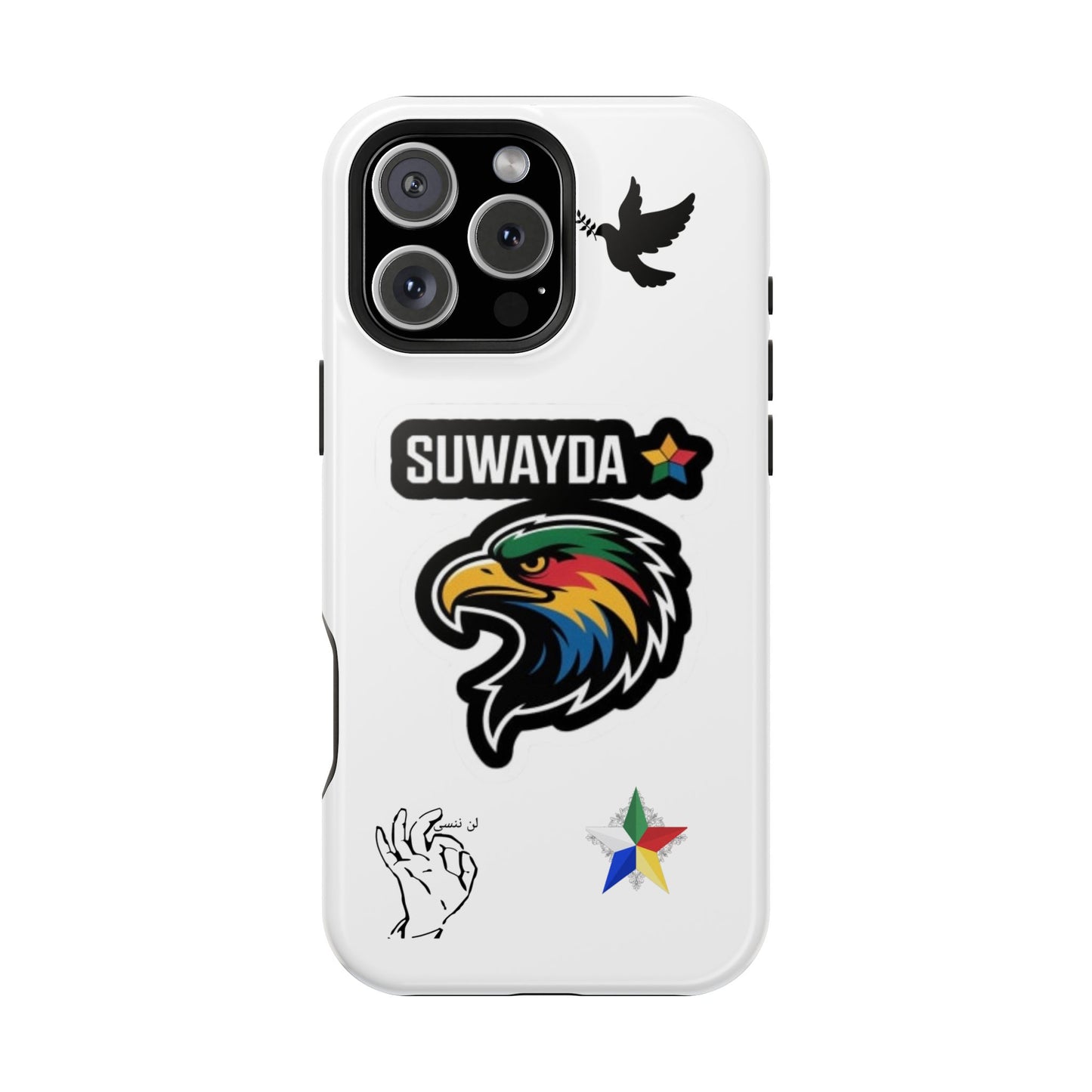 Impact-Resistant Phone Case — Suwayda Eagle Sticker Design