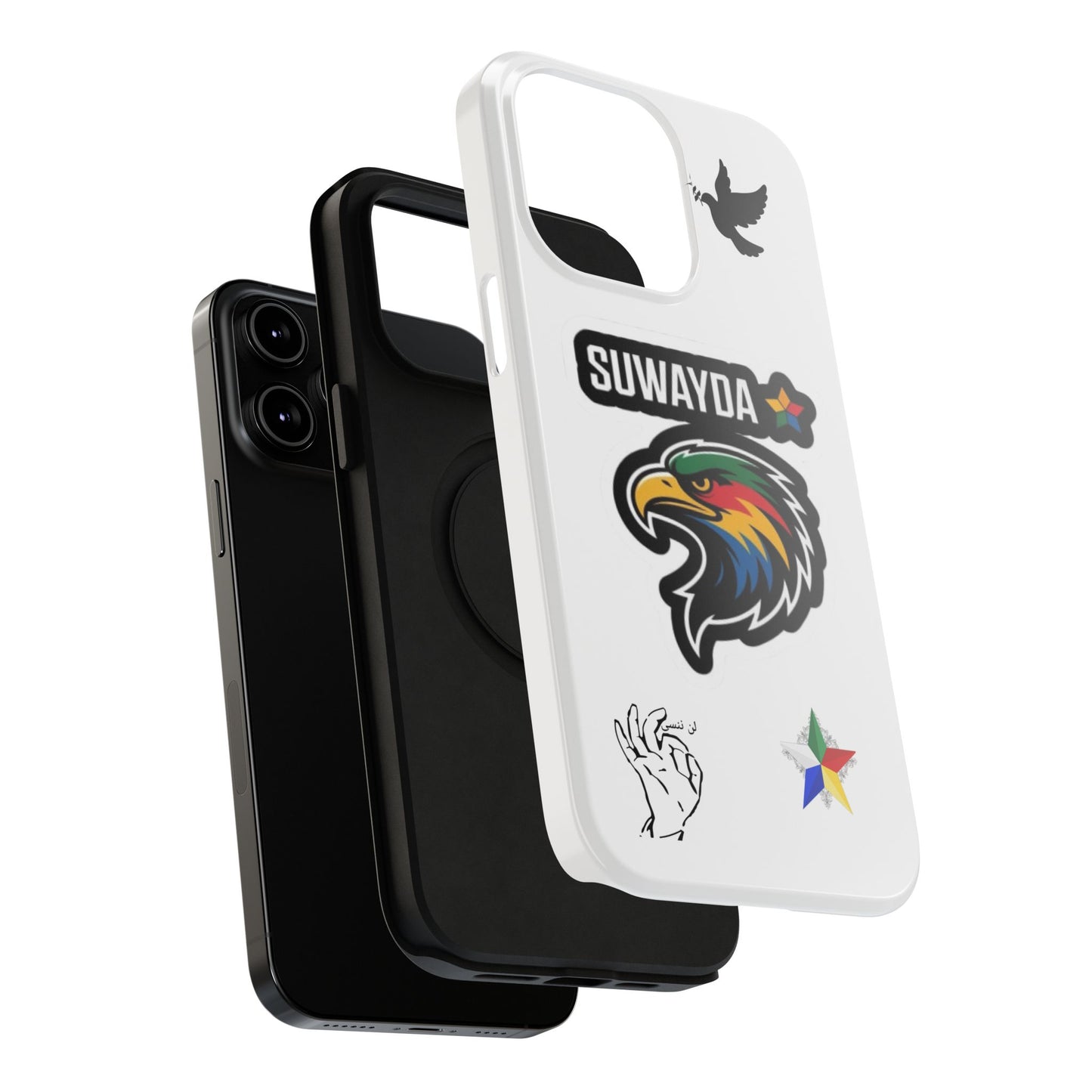 Impact-Resistant Phone Case — Suwayda Eagle Sticker Design
