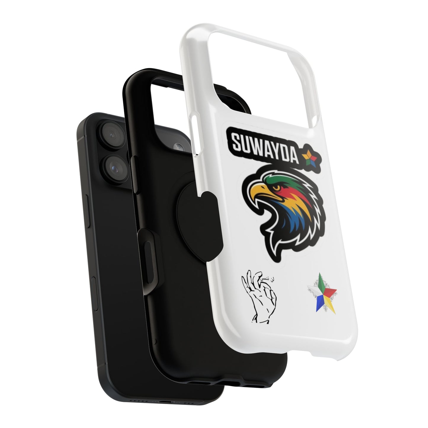 Impact-Resistant Phone Case — Suwayda Eagle Sticker Design