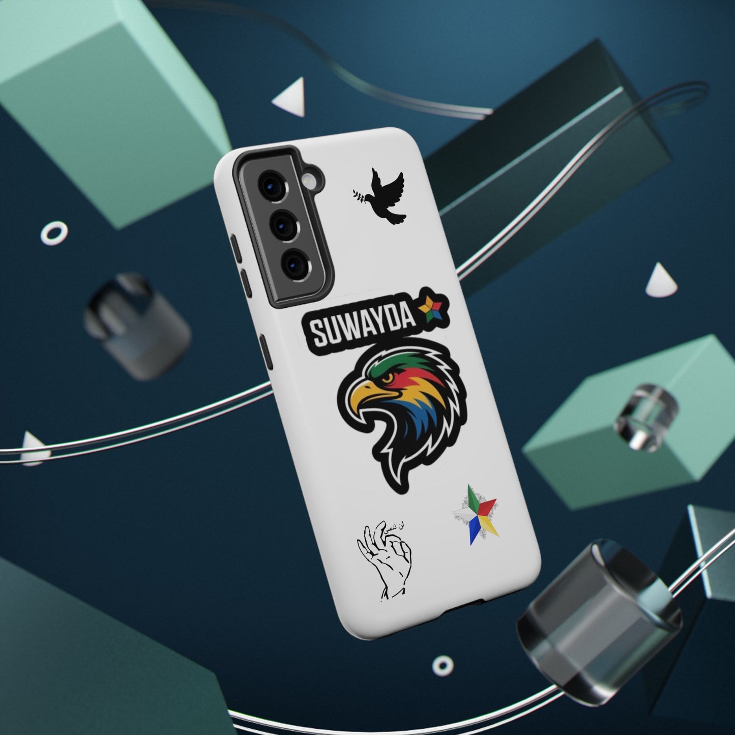 Impact-Resistant Phone Case — Suwayda Eagle Sticker Design
