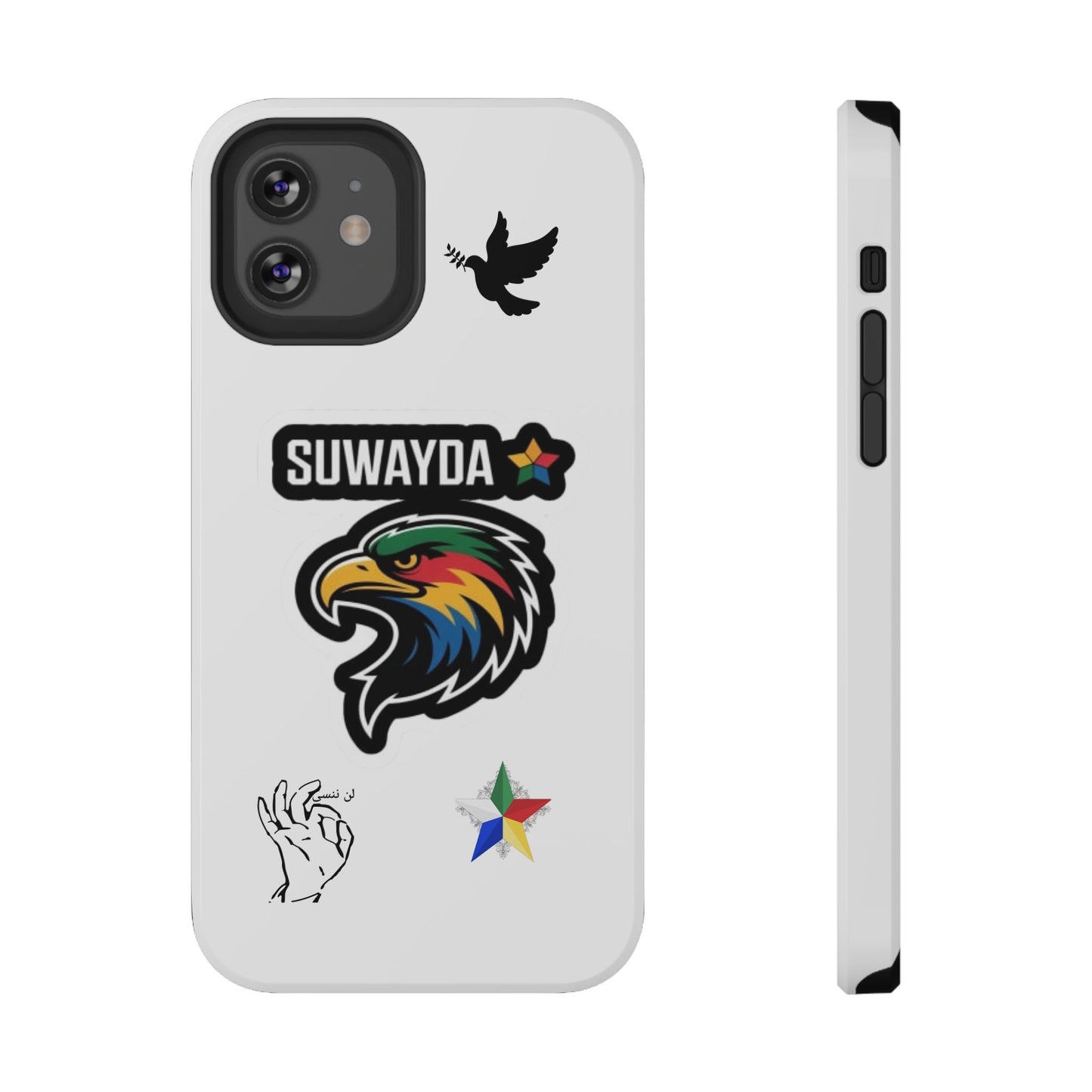 Impact-Resistant Phone Case — Suwayda Eagle Sticker Design