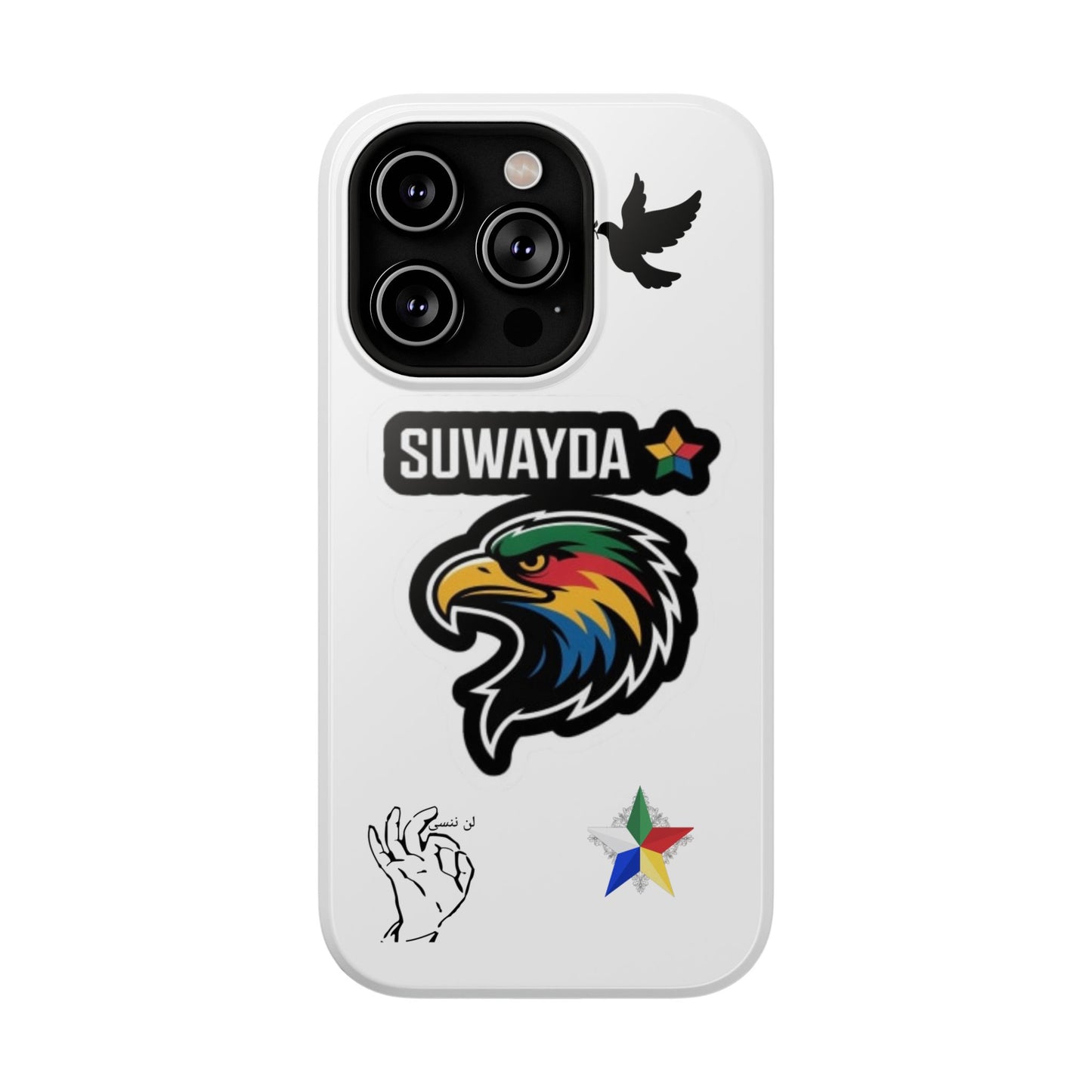 Impact-Resistant Phone Case — Suwayda Eagle Sticker Design