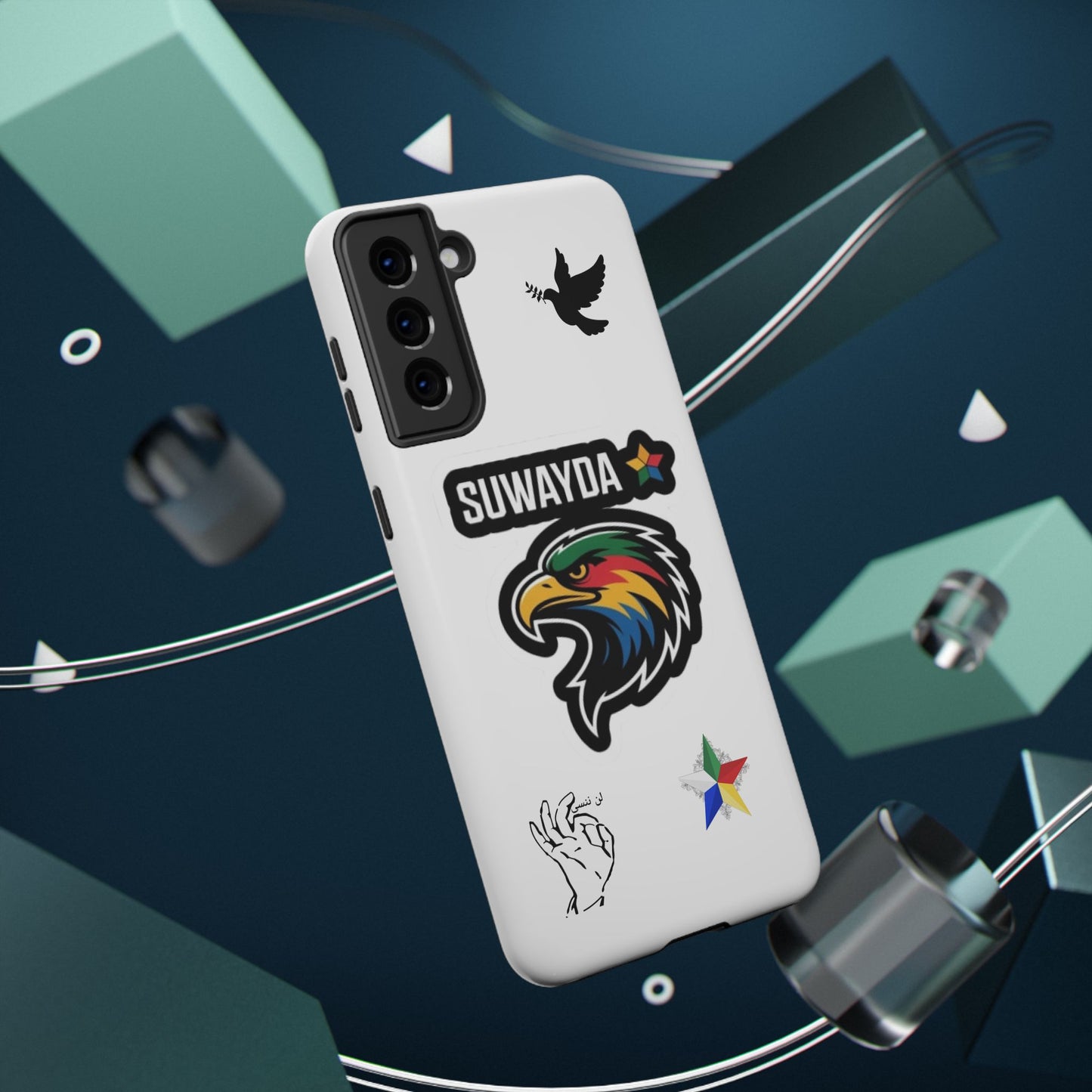 Impact-Resistant Phone Case — Suwayda Eagle Sticker Design