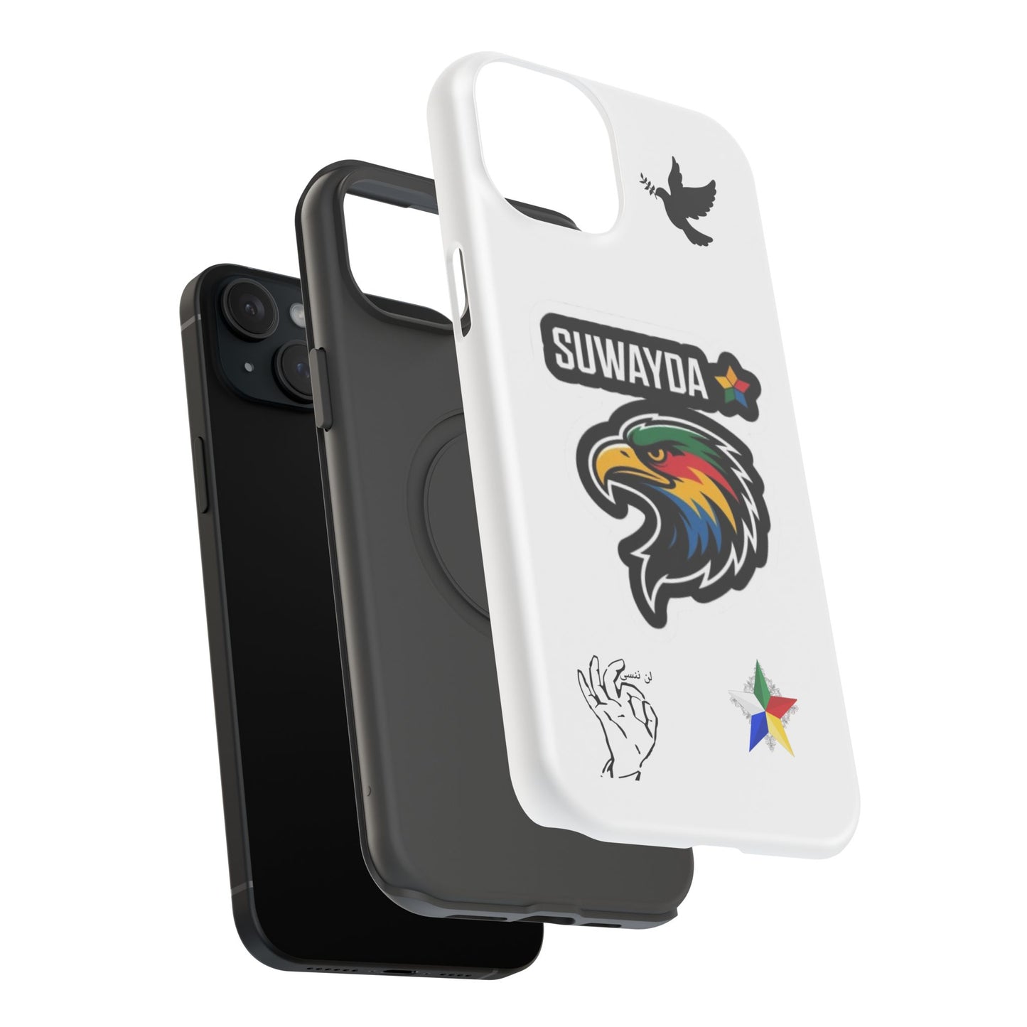 Impact-Resistant Phone Case — Suwayda Eagle Sticker Design