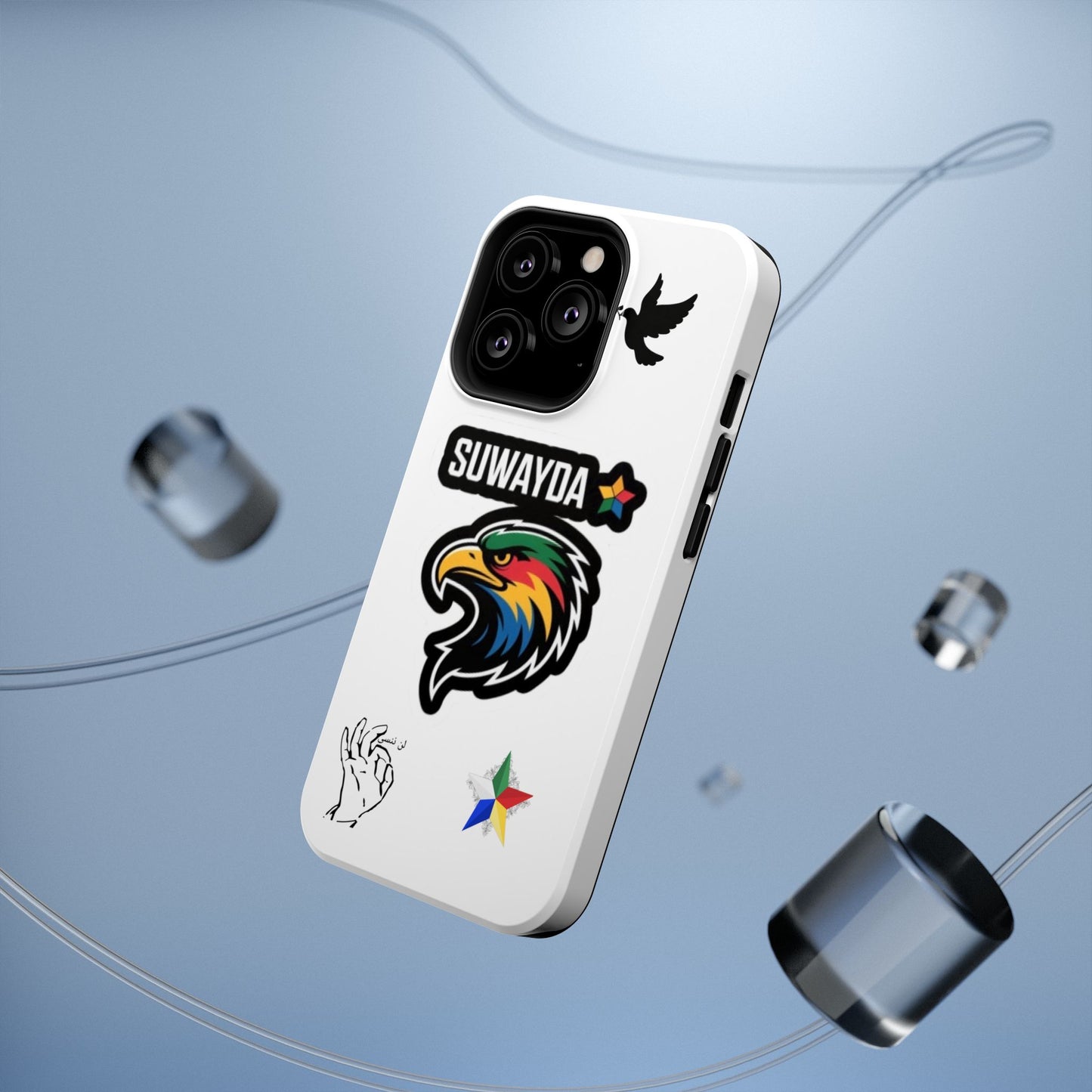 Impact-Resistant Phone Case — Suwayda Eagle Sticker Design