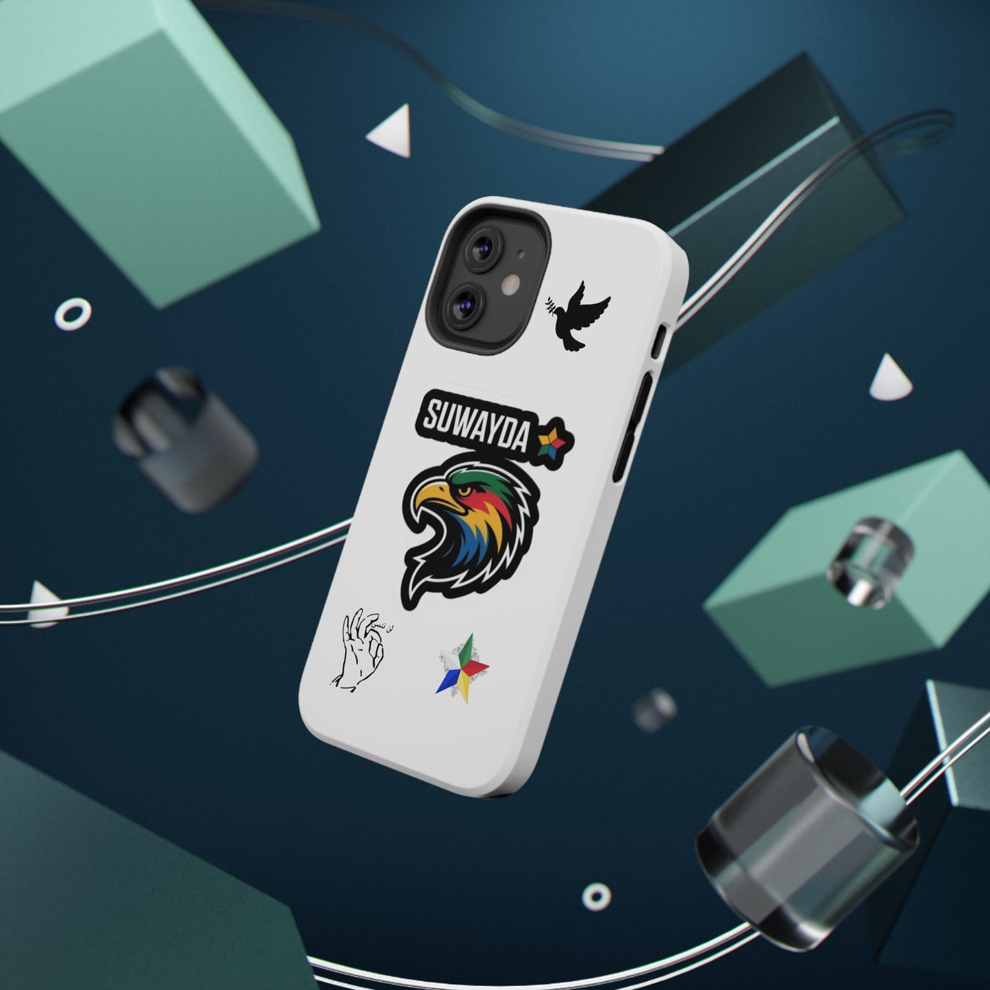Impact-Resistant Phone Case — Suwayda Eagle Sticker Design