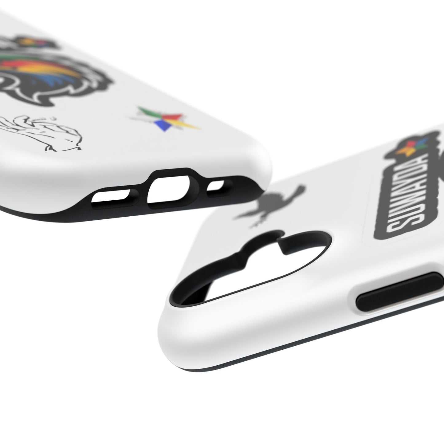 Impact-Resistant Phone Case — Suwayda Eagle Sticker Design