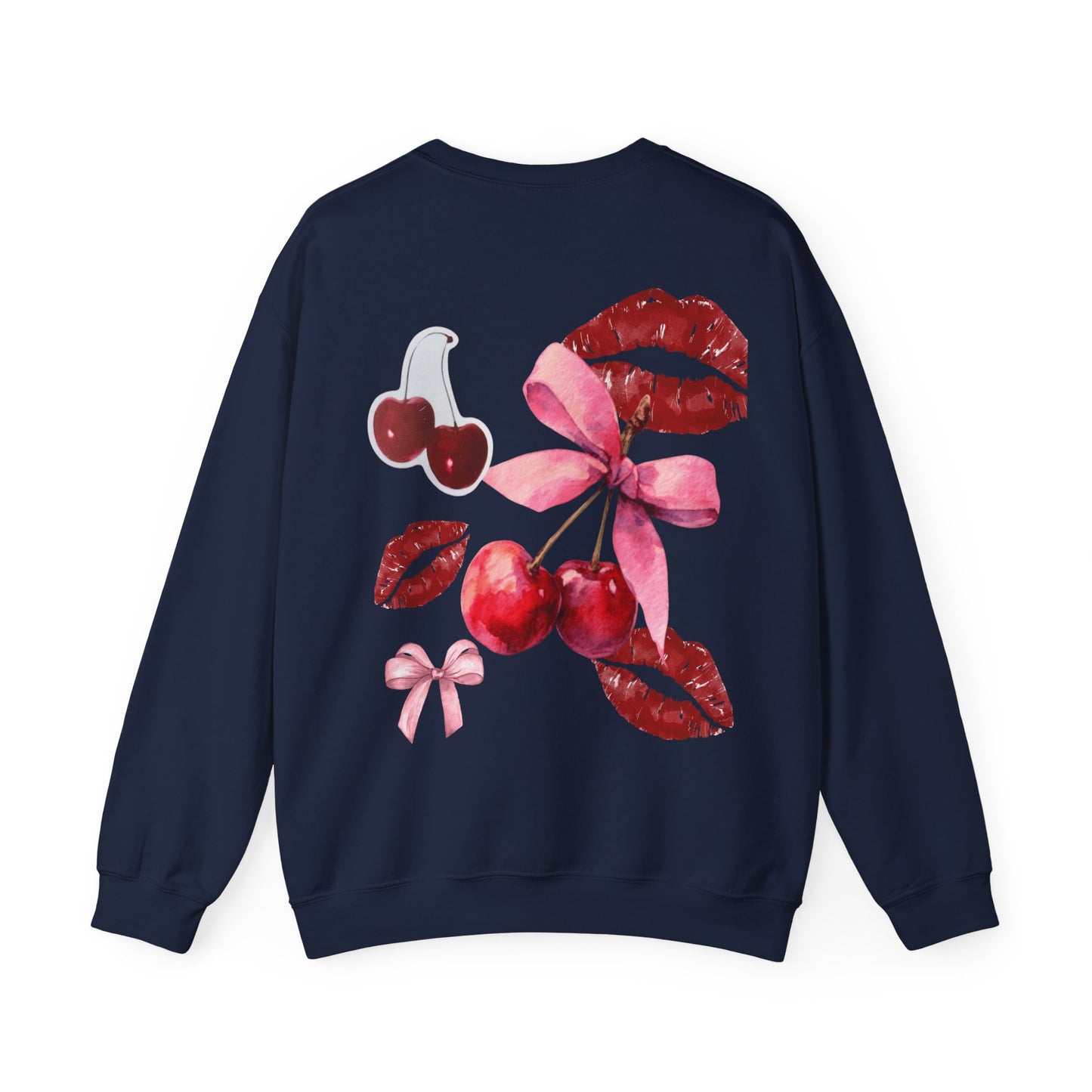 Girly Crewneck Sweatshirt — Feminine Graphic Pullover