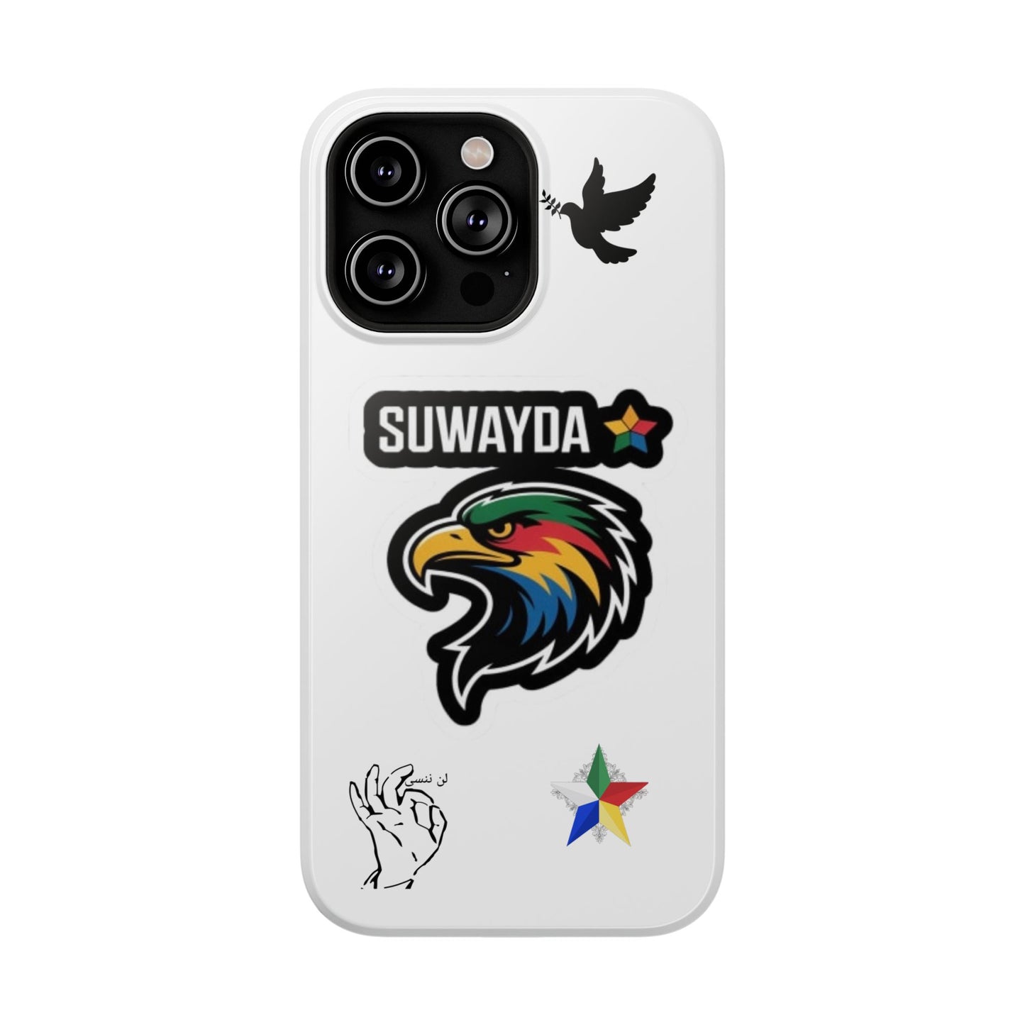Impact-Resistant Phone Case — Suwayda Eagle Sticker Design