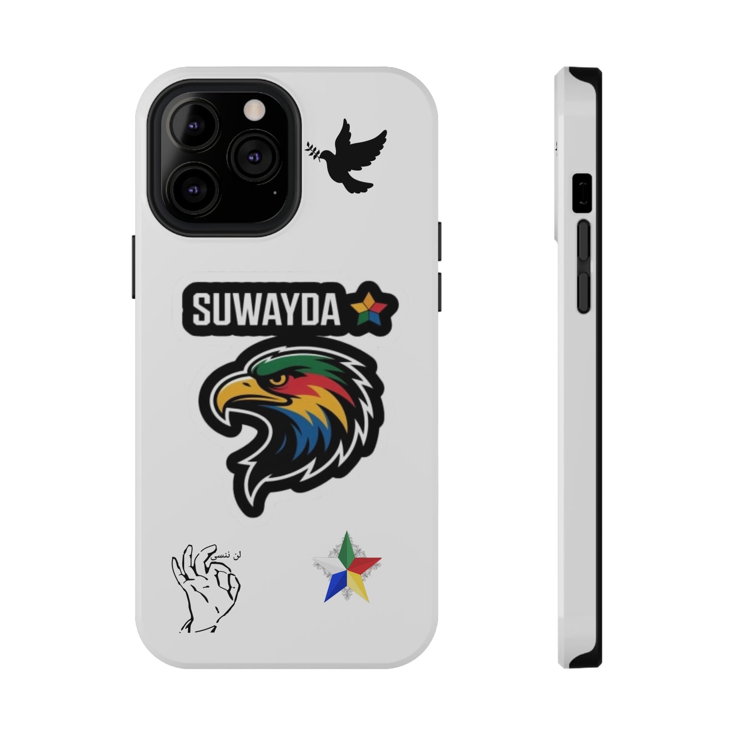 Impact-Resistant Phone Case — Suwayda Eagle Sticker Design