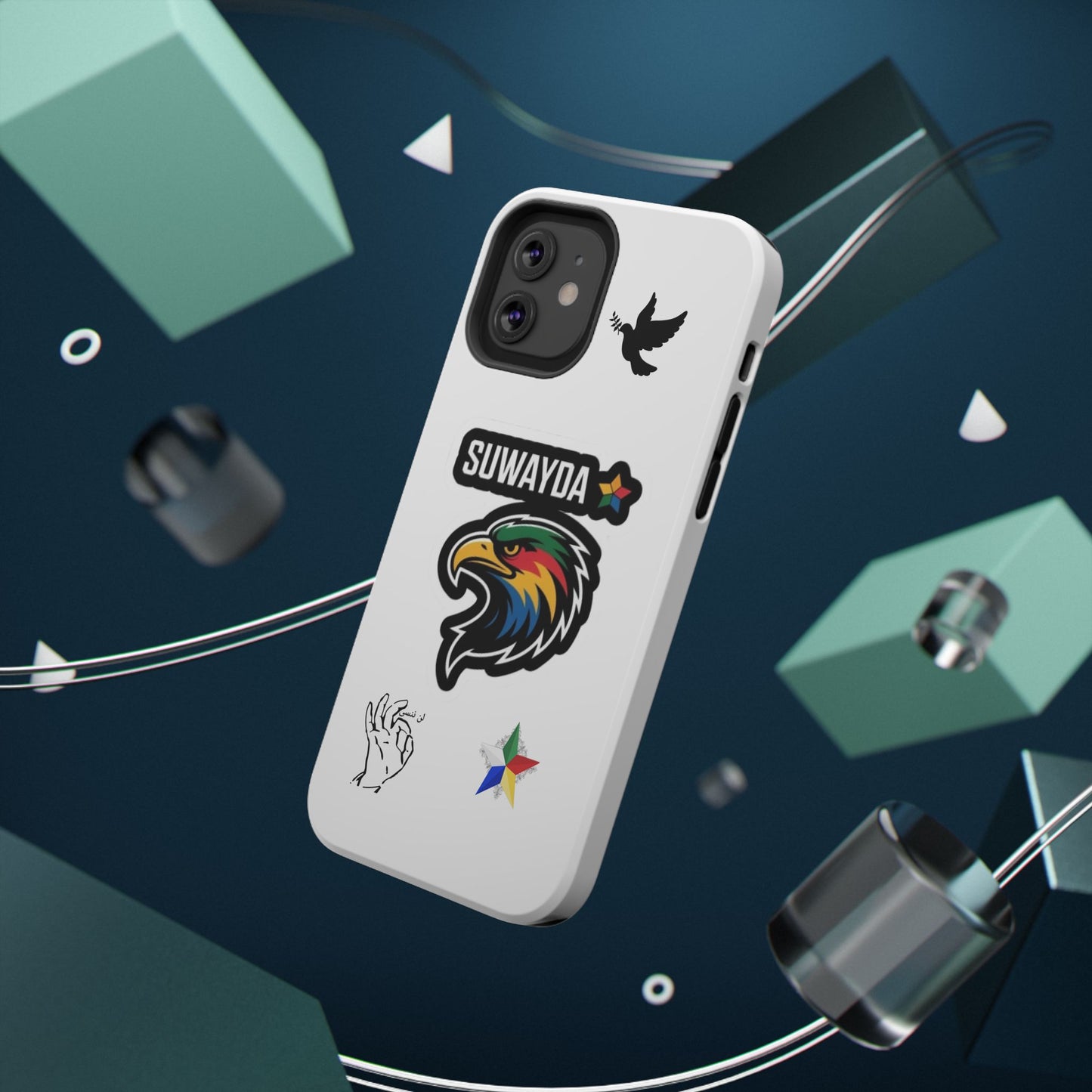 Impact-Resistant Phone Case — Suwayda Eagle Sticker Design