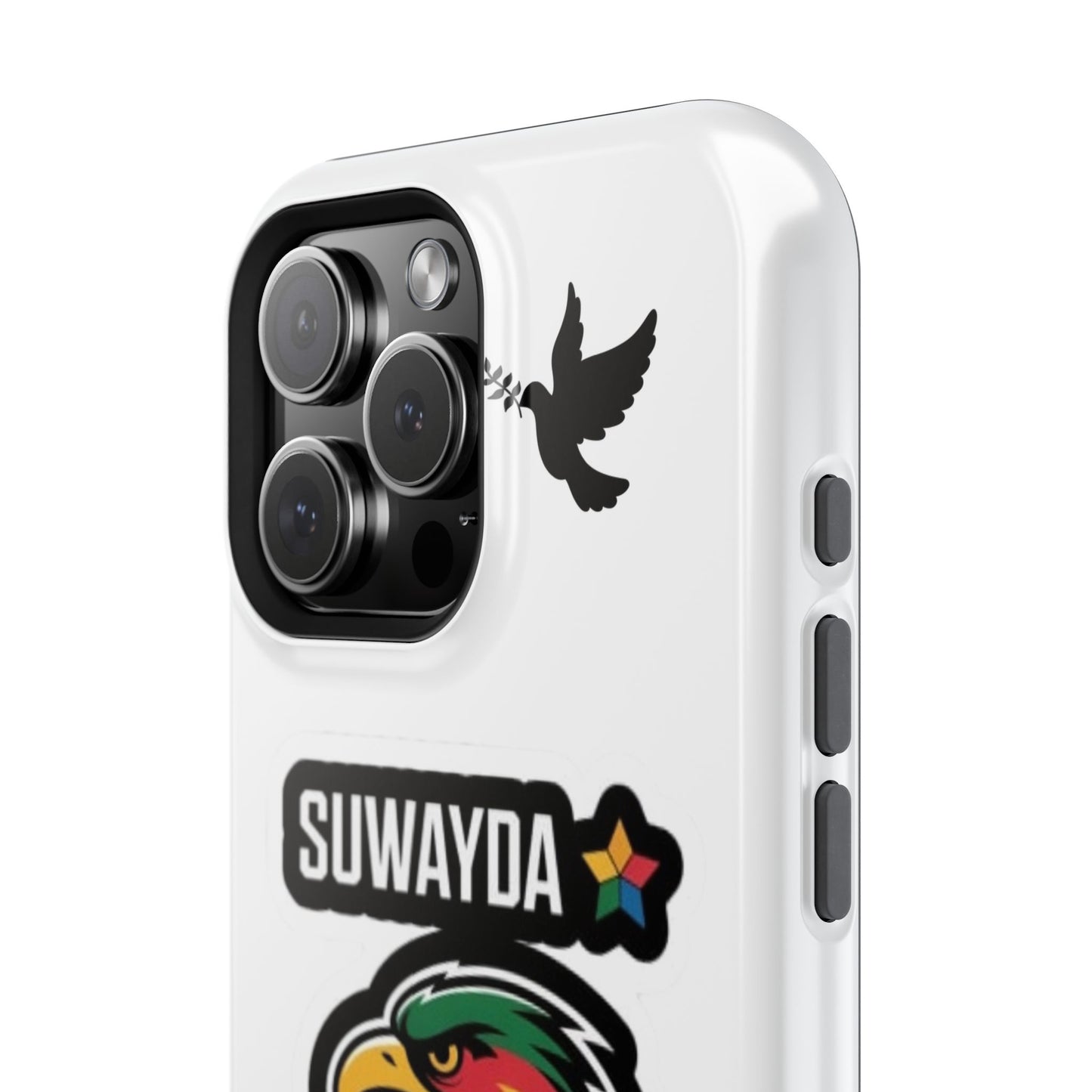Impact-Resistant Phone Case — Suwayda Eagle Sticker Design