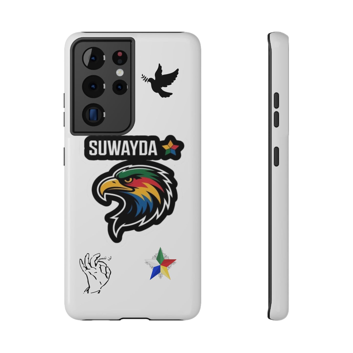Impact-Resistant Phone Case — Suwayda Eagle Sticker Design
