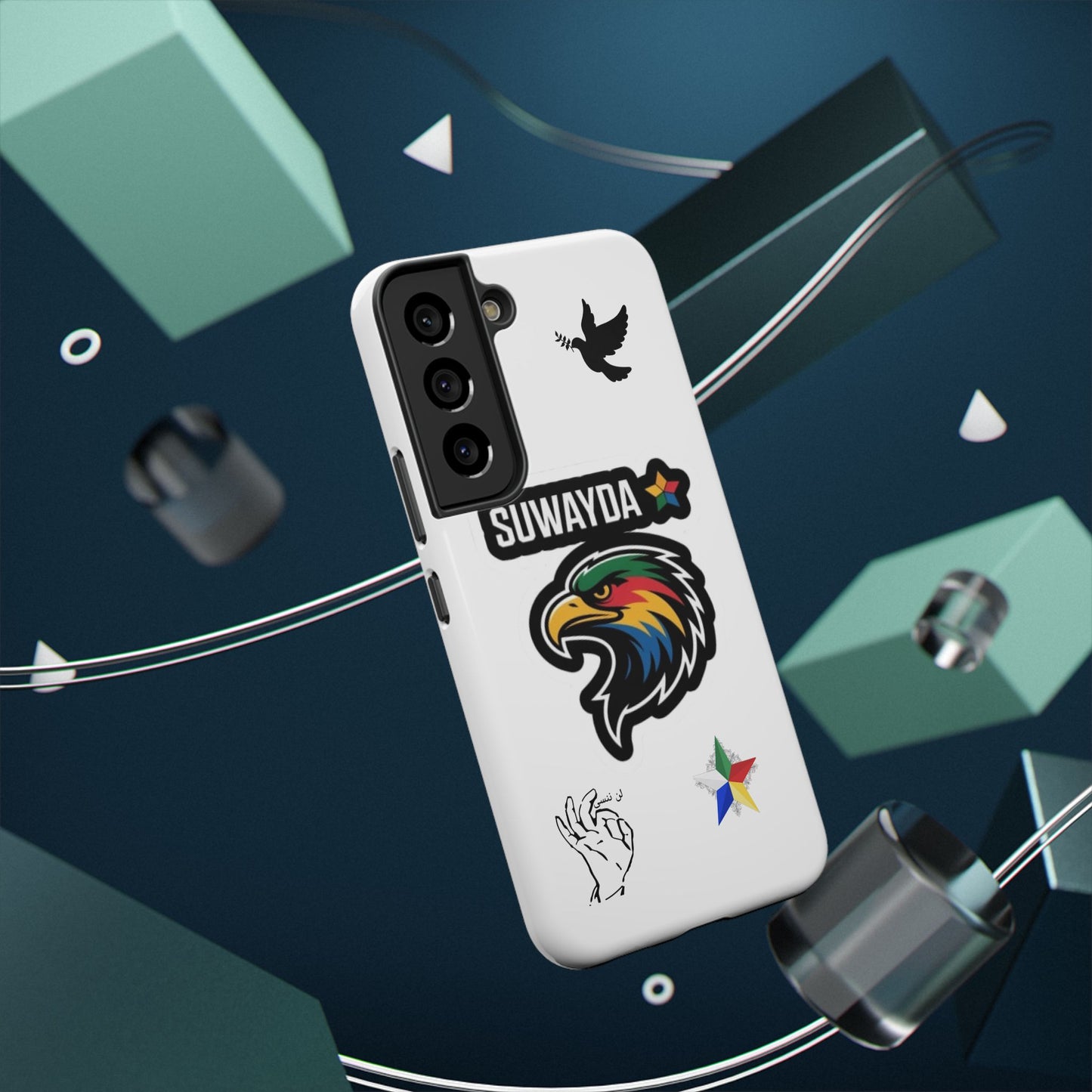 Impact-Resistant Phone Case — Suwayda Eagle Sticker Design