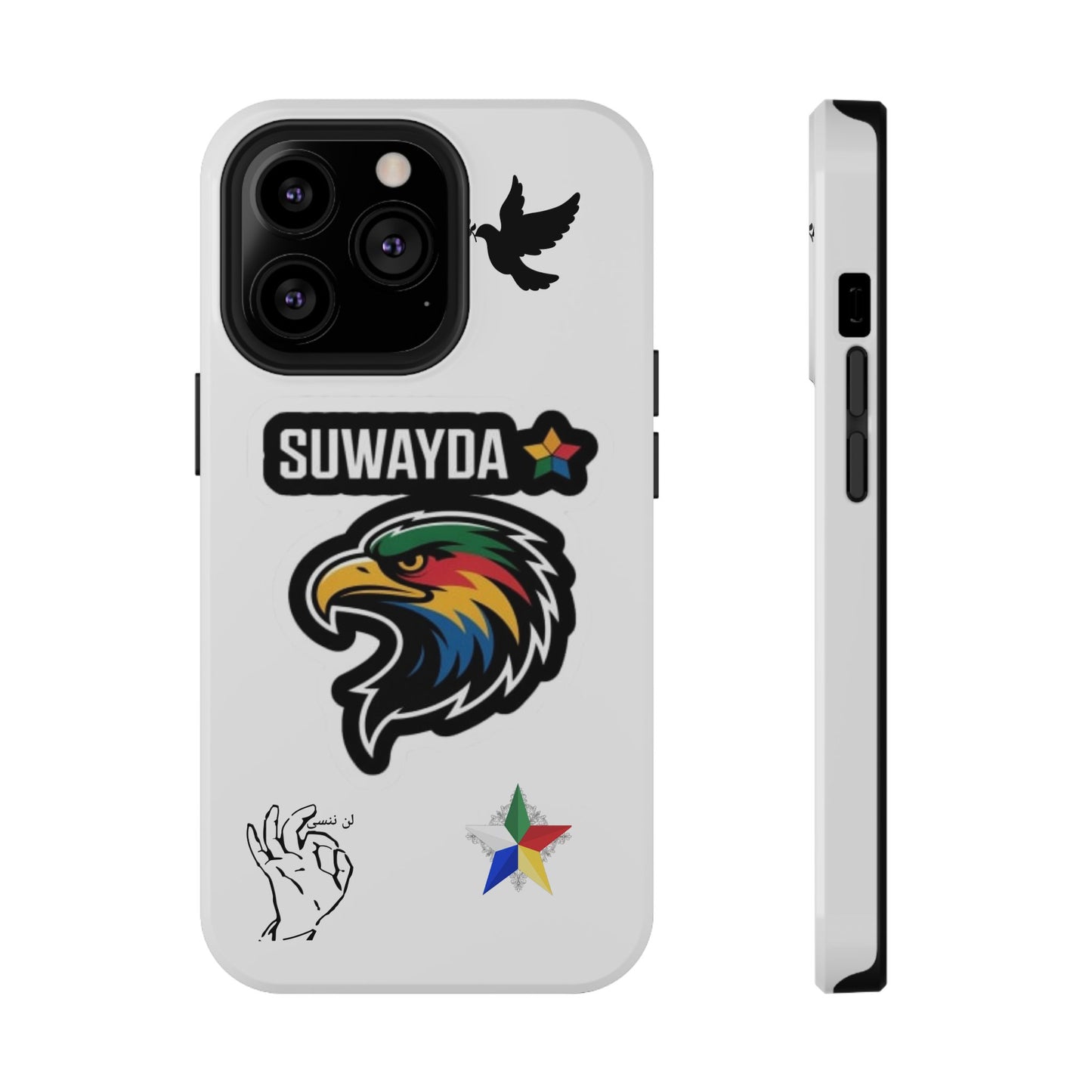 Impact-Resistant Phone Case — Suwayda Eagle Sticker Design
