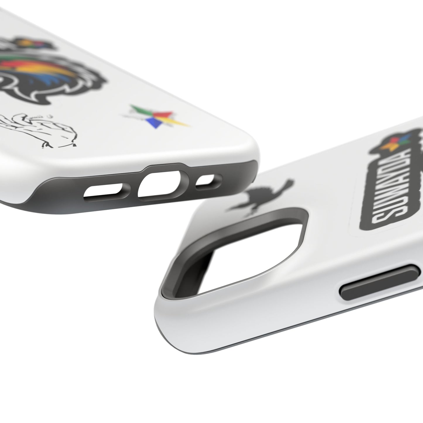 Impact-Resistant Phone Case — Suwayda Eagle Sticker Design