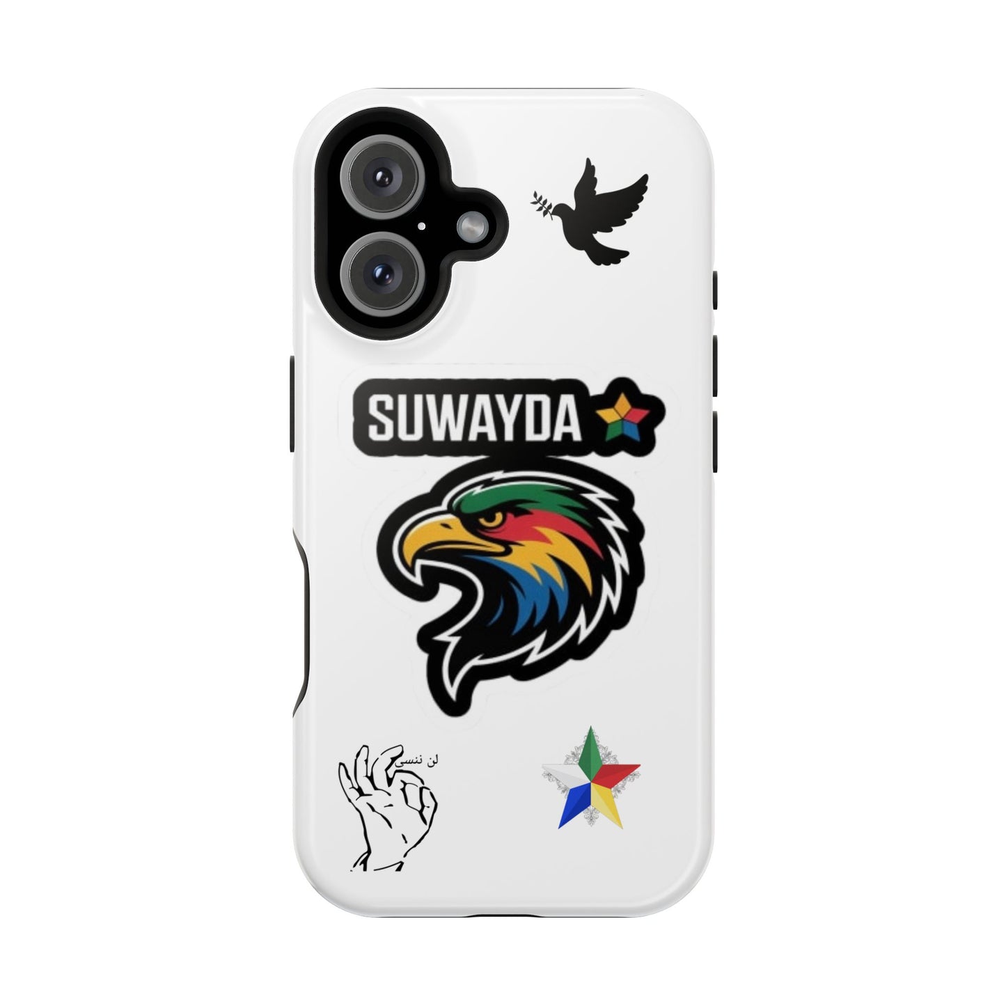 Impact-Resistant Phone Case — Suwayda Eagle Sticker Design