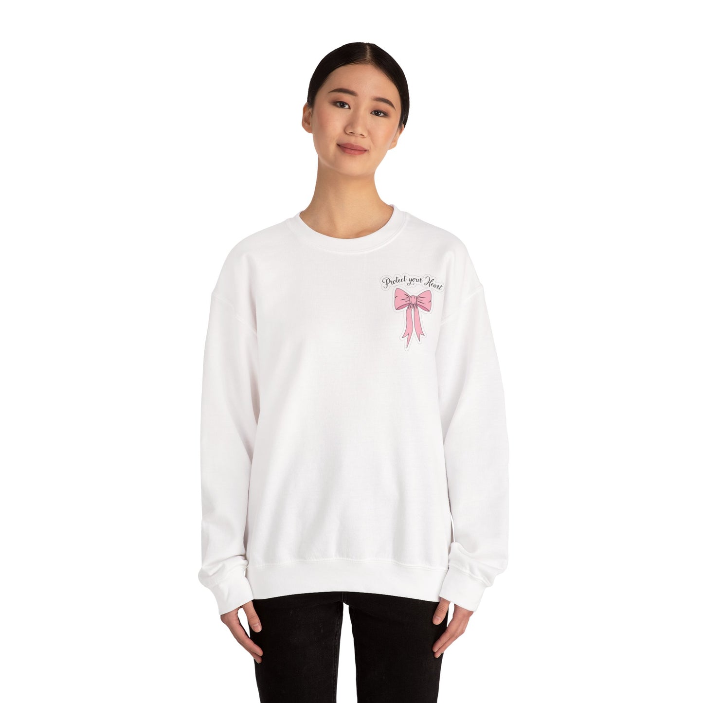 Girly Crewneck Sweatshirt — Feminine Graphic Pullover