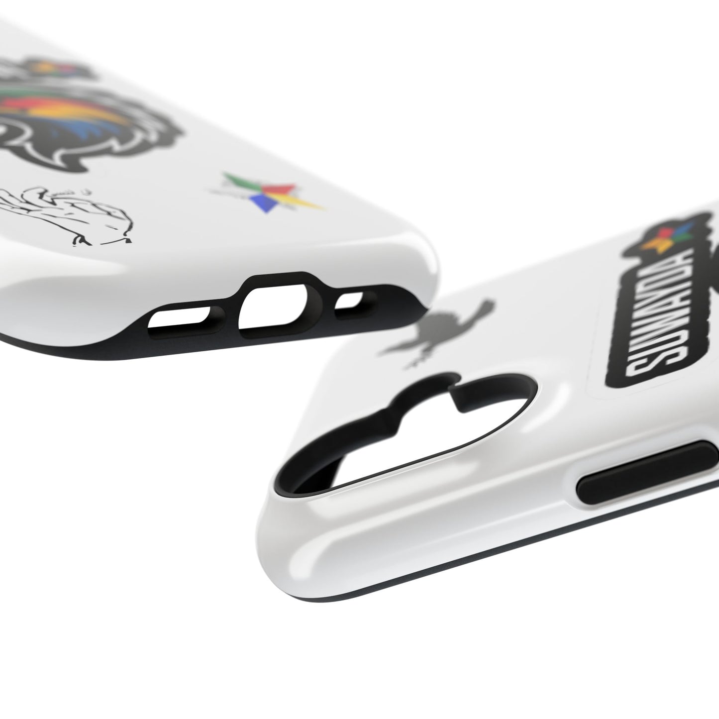 Impact-Resistant Phone Case — Suwayda Eagle Sticker Design