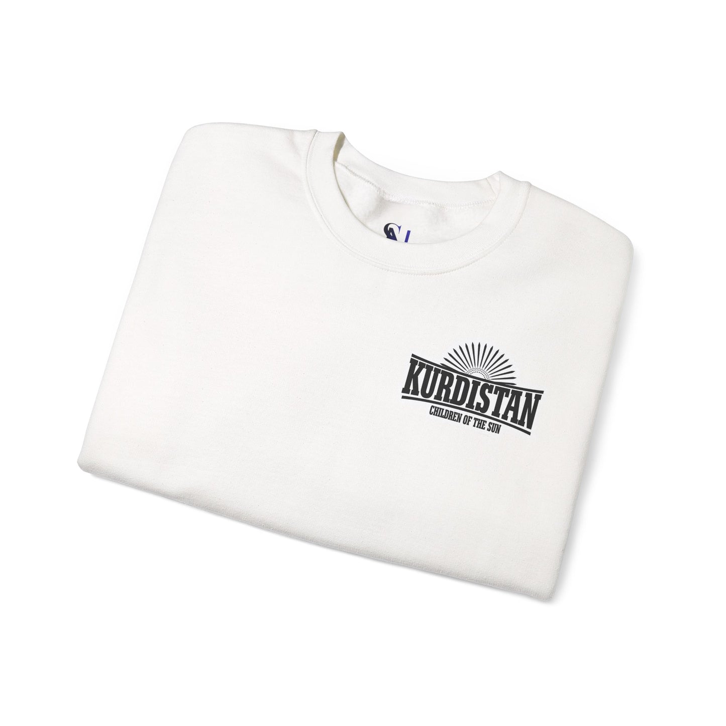 Kurdistan Keça Rojava Crewneck Sweatshirt — Kurdish Pride Graphic Sweatshirt