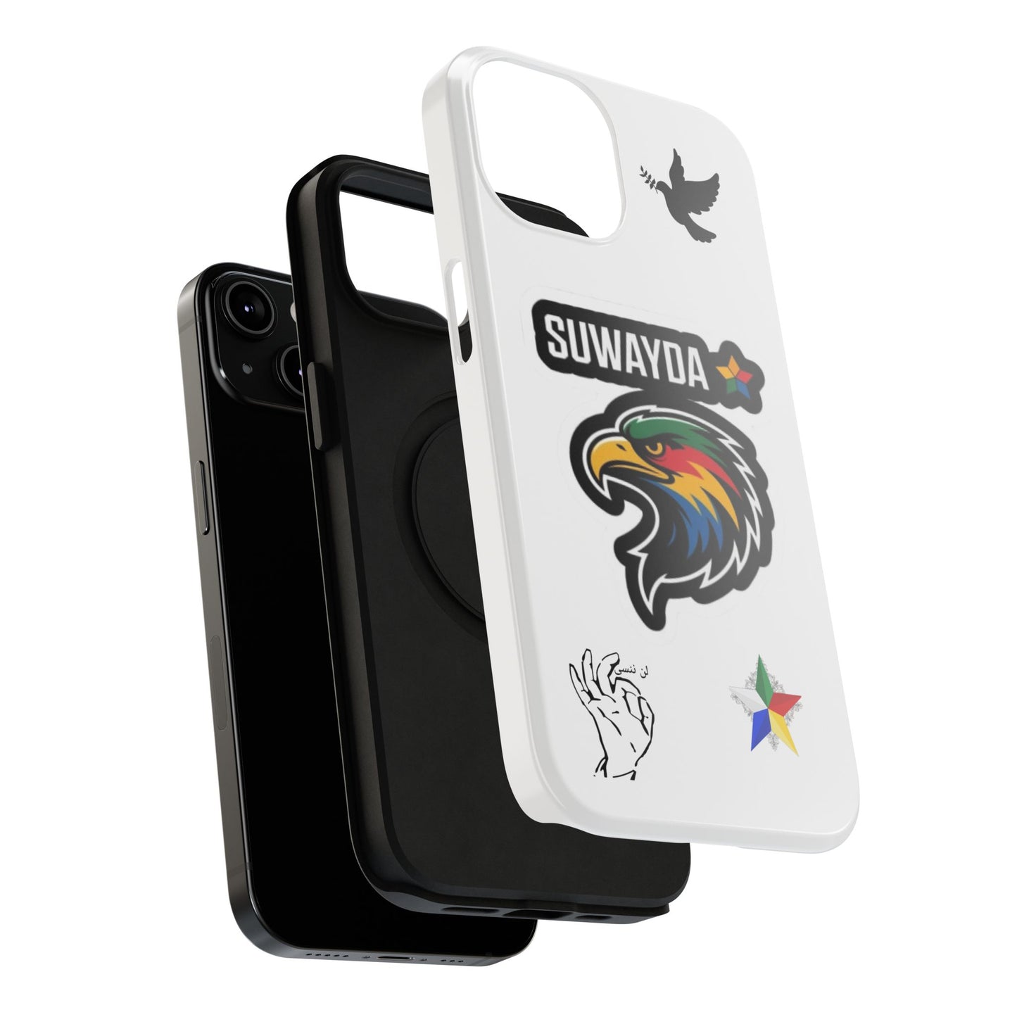 Impact-Resistant Phone Case — Suwayda Eagle Sticker Design