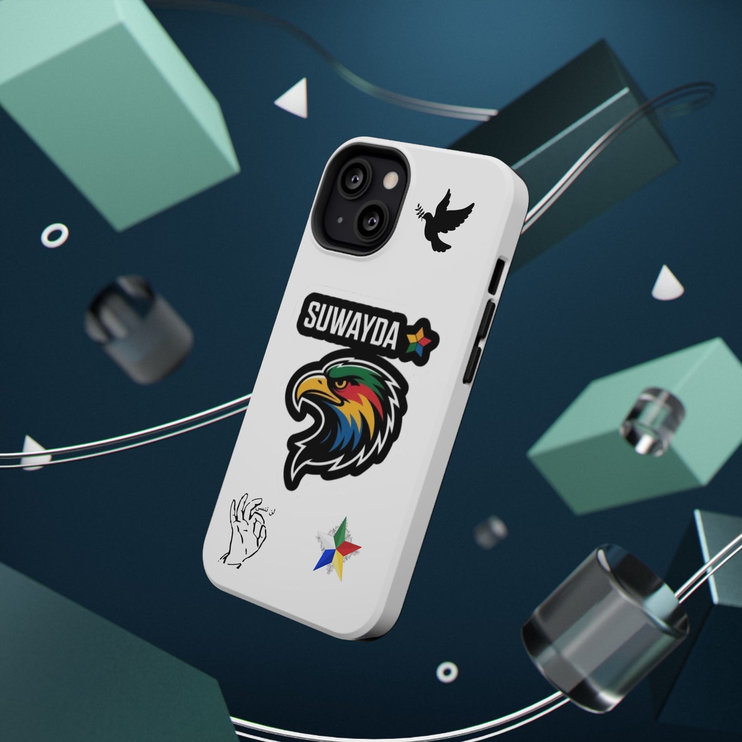 Impact-Resistant Phone Case — Suwayda Eagle Sticker Design