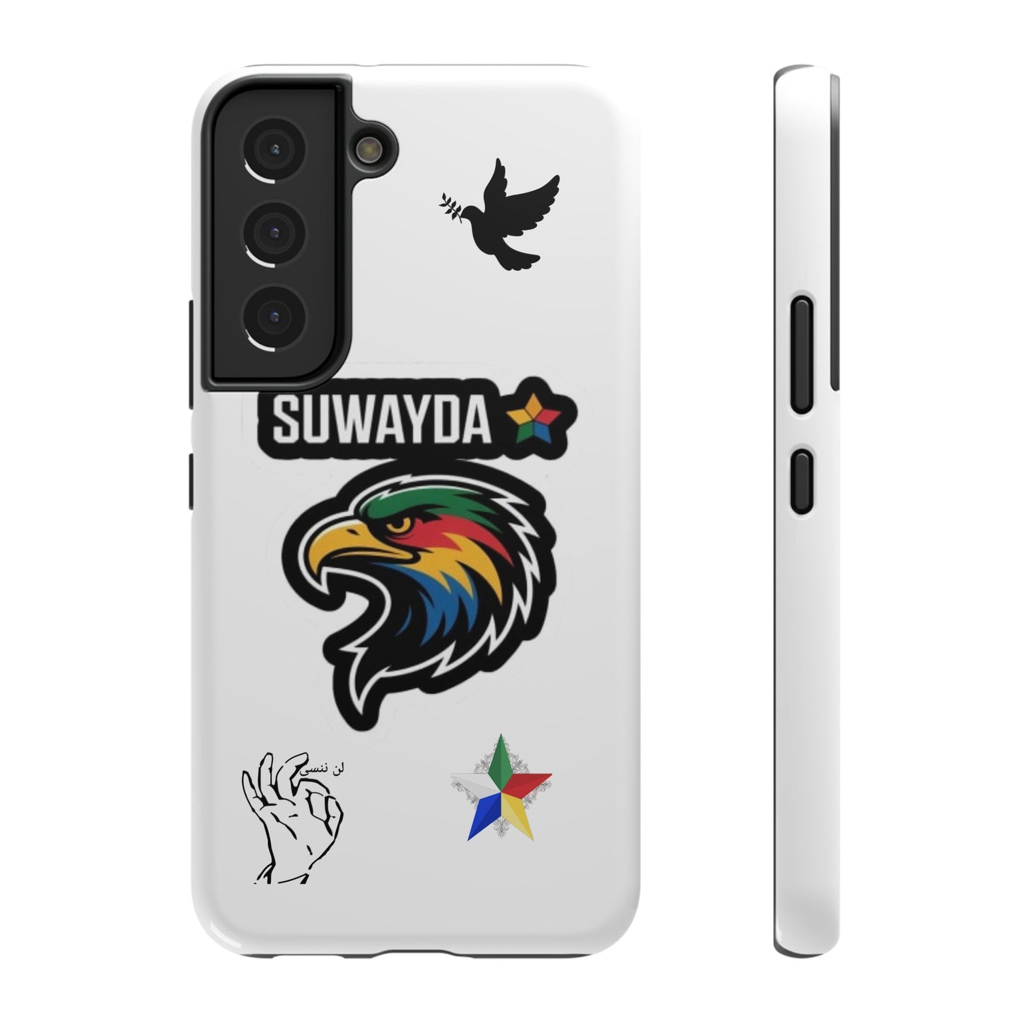 Impact-Resistant Phone Case — Suwayda Eagle Sticker Design